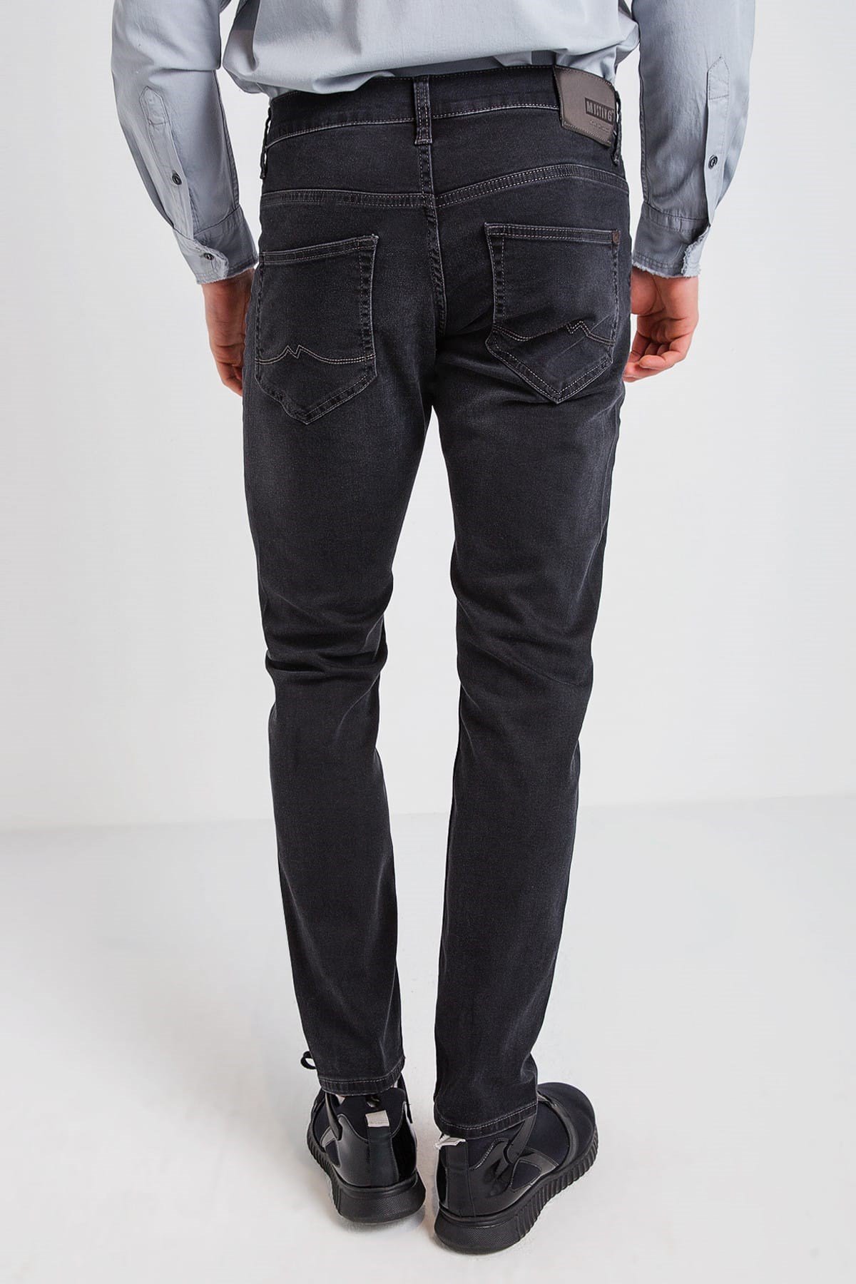 01-M03030-495NEBIMV3NEBIMV3|01-M03030-495|F45MUSTANG OREGON TAPERED ERKEK DENIM PANTOLON-Siyah