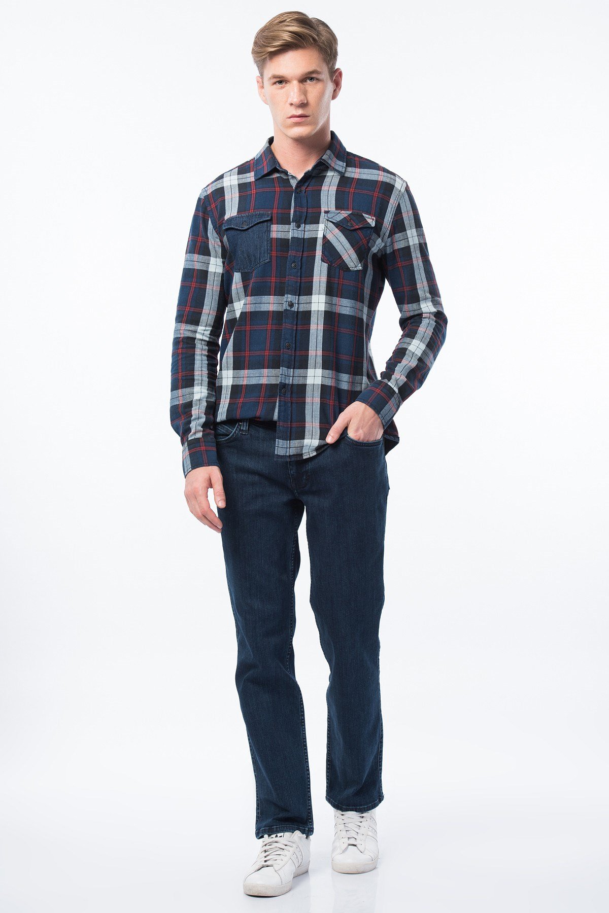 01-M00113-090NEBIMV3NEBIMV3|01-M00113-090|M090MUSTANG TRAMPER ERKEK DENIM PANTOLON-Lacivert