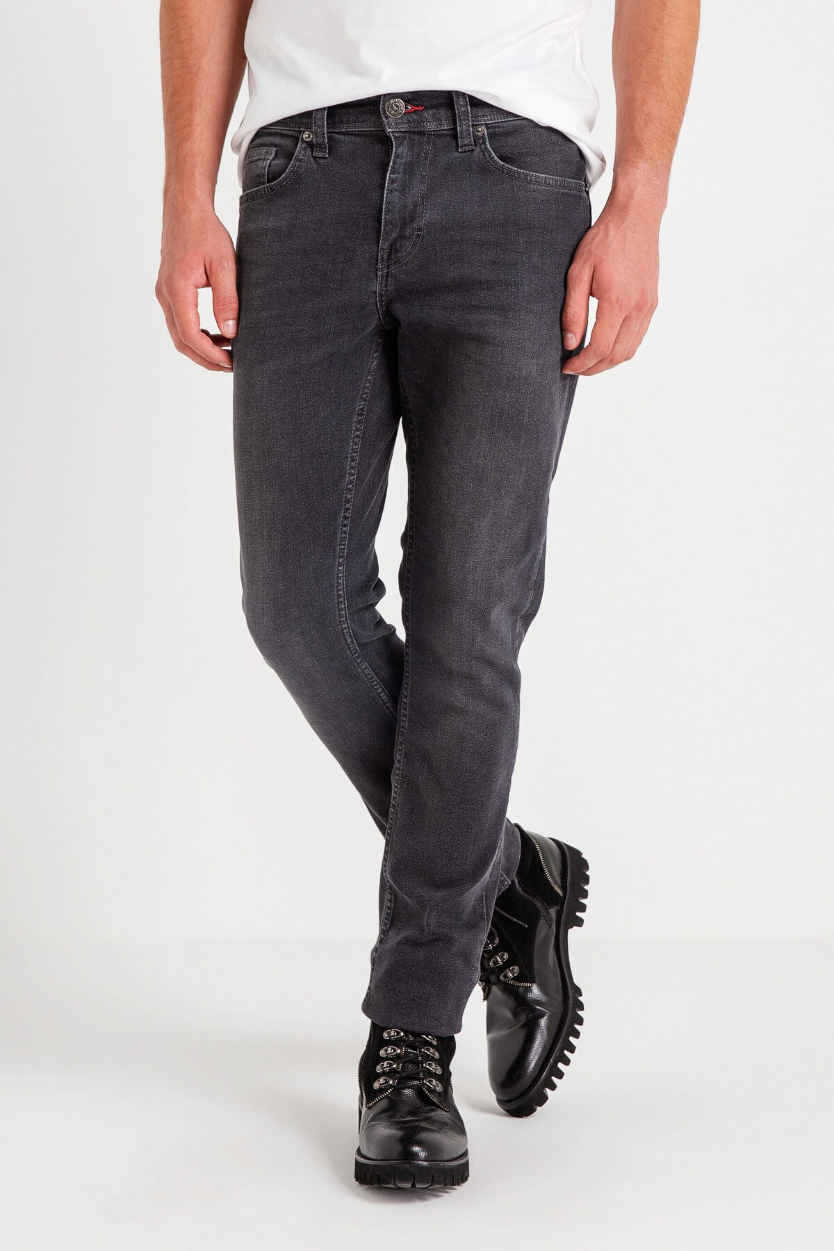 01-M00105-436NEBIMV3NEBIMV3|01-M00105-436|F56VEGAS ERKEK DENIM PANTOLON-Açık Gri