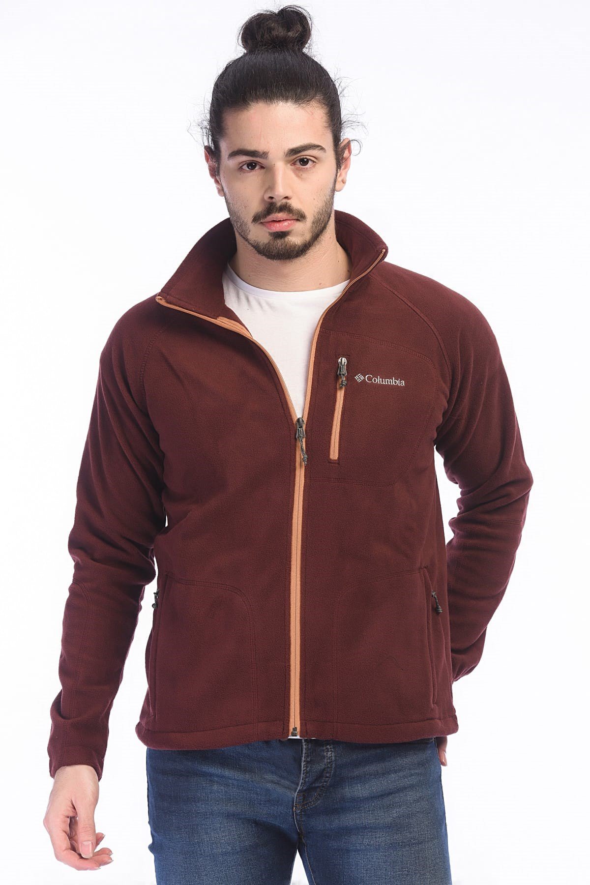 AE3039NEBIMV3NEBIMV3|AE3039|R004COLUMBIA Fast Trek™ II Full Zip Fleece BORDO ERKEK POLAR-KAHVERENGİ