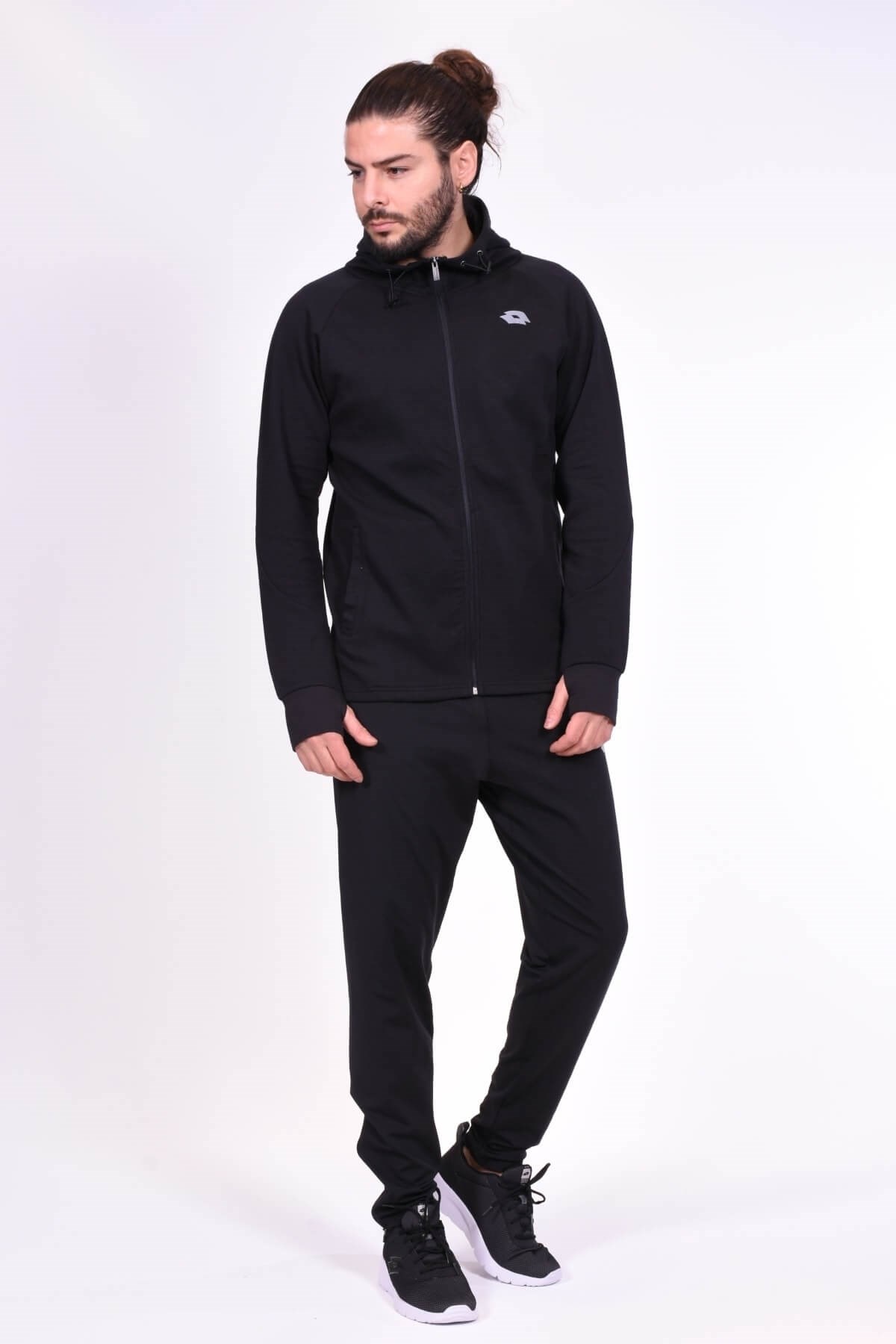 R7646Lotto Minner Sweat Hd Fz Ft Erkek Sweatshirt - R7646