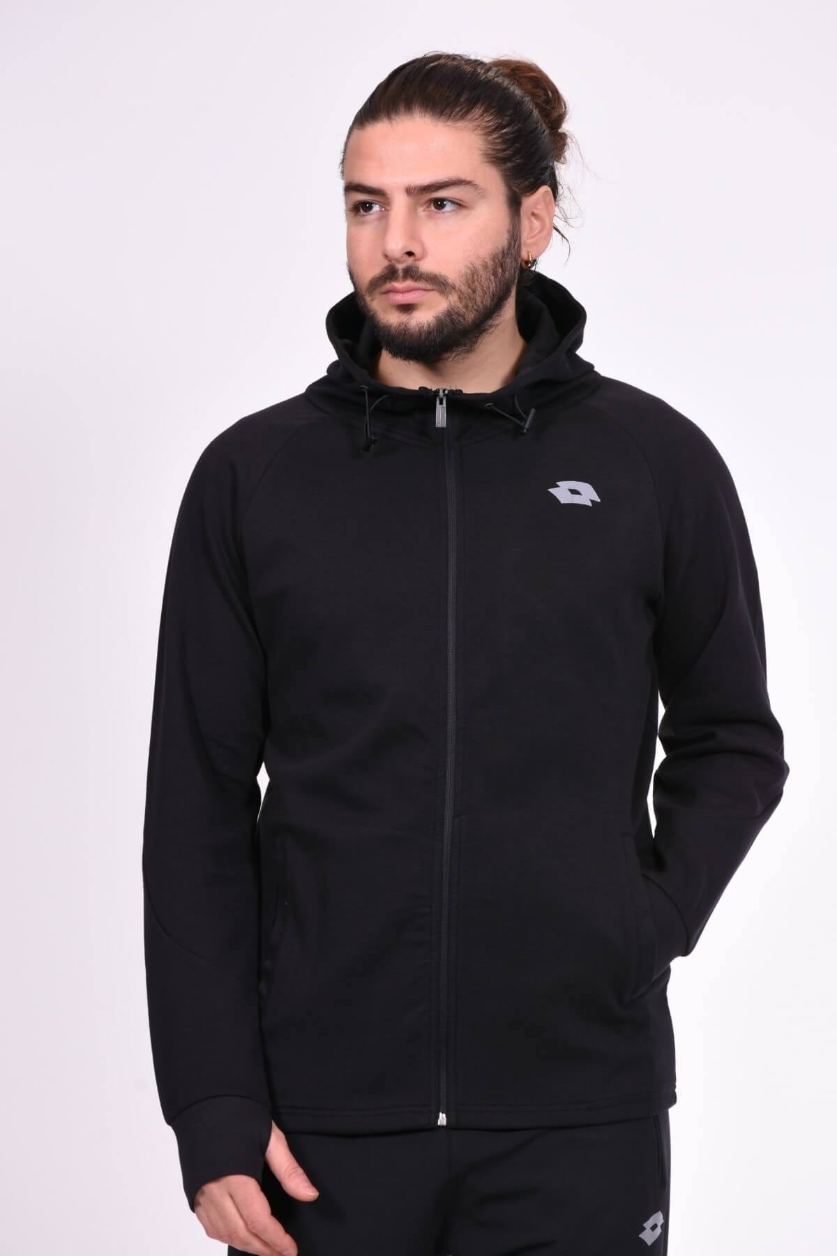 R7646Lotto Minner Sweat Hd Fz Ft Erkek Sweatshirt - R7646