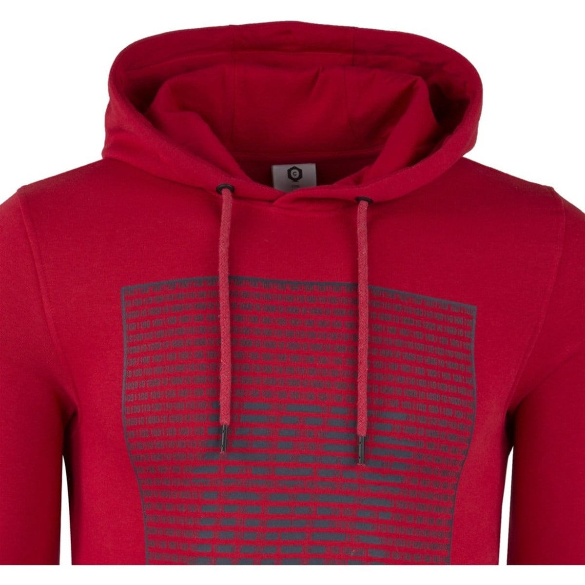 12143752NEBIMV3NEBIMV3|12143752|TangoJACK & JONES JCOPIXEL SWEAT HOOD WHS ERKEK SWEATSHIRT-Tango Red