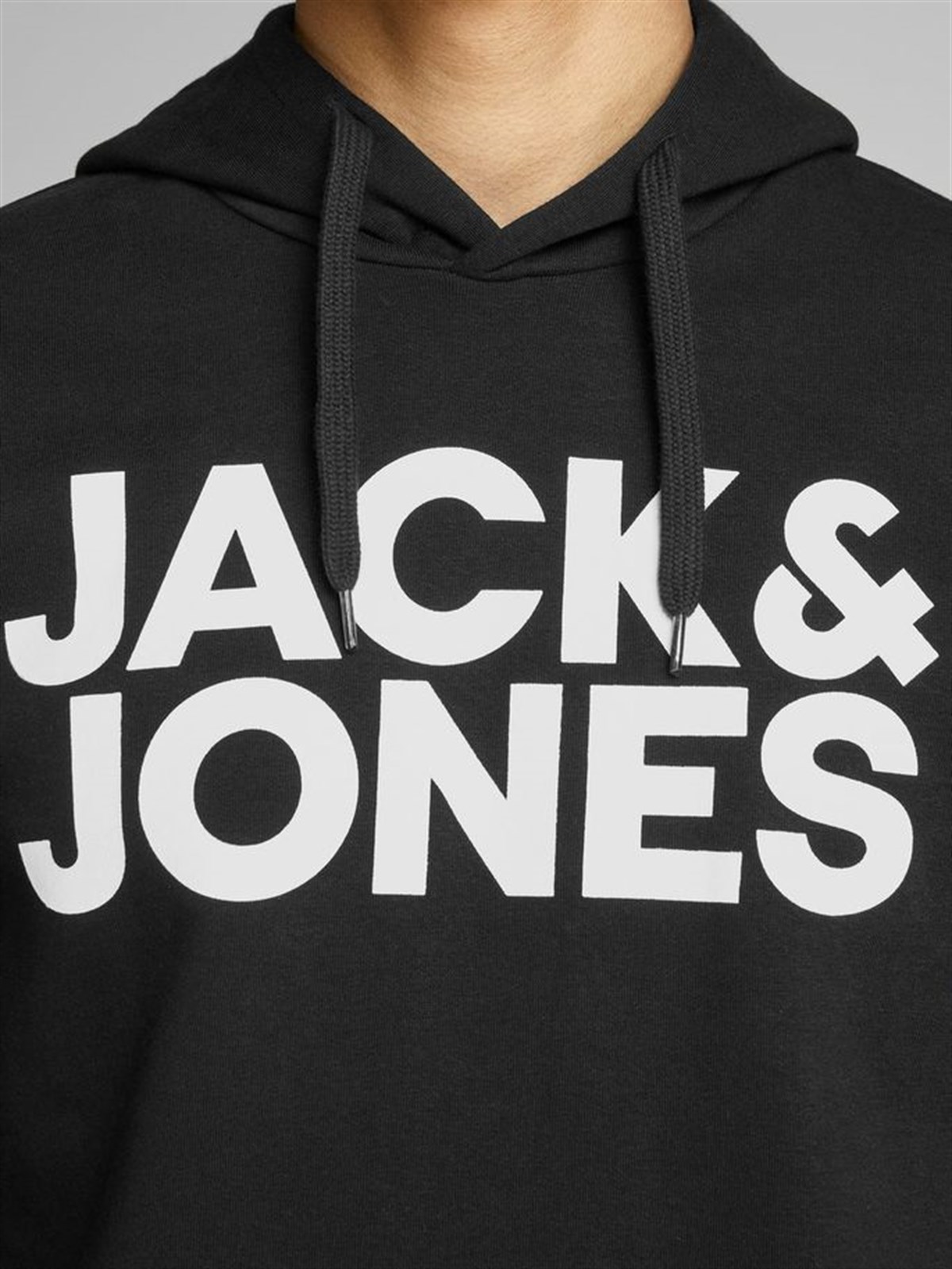 12152840NEBIMV3NEBIMV3|12152840|BlackJACK & JONES JJECORP LOGO SWEAT HOOD NOOS ERKEK SWEATSHIRT-Black