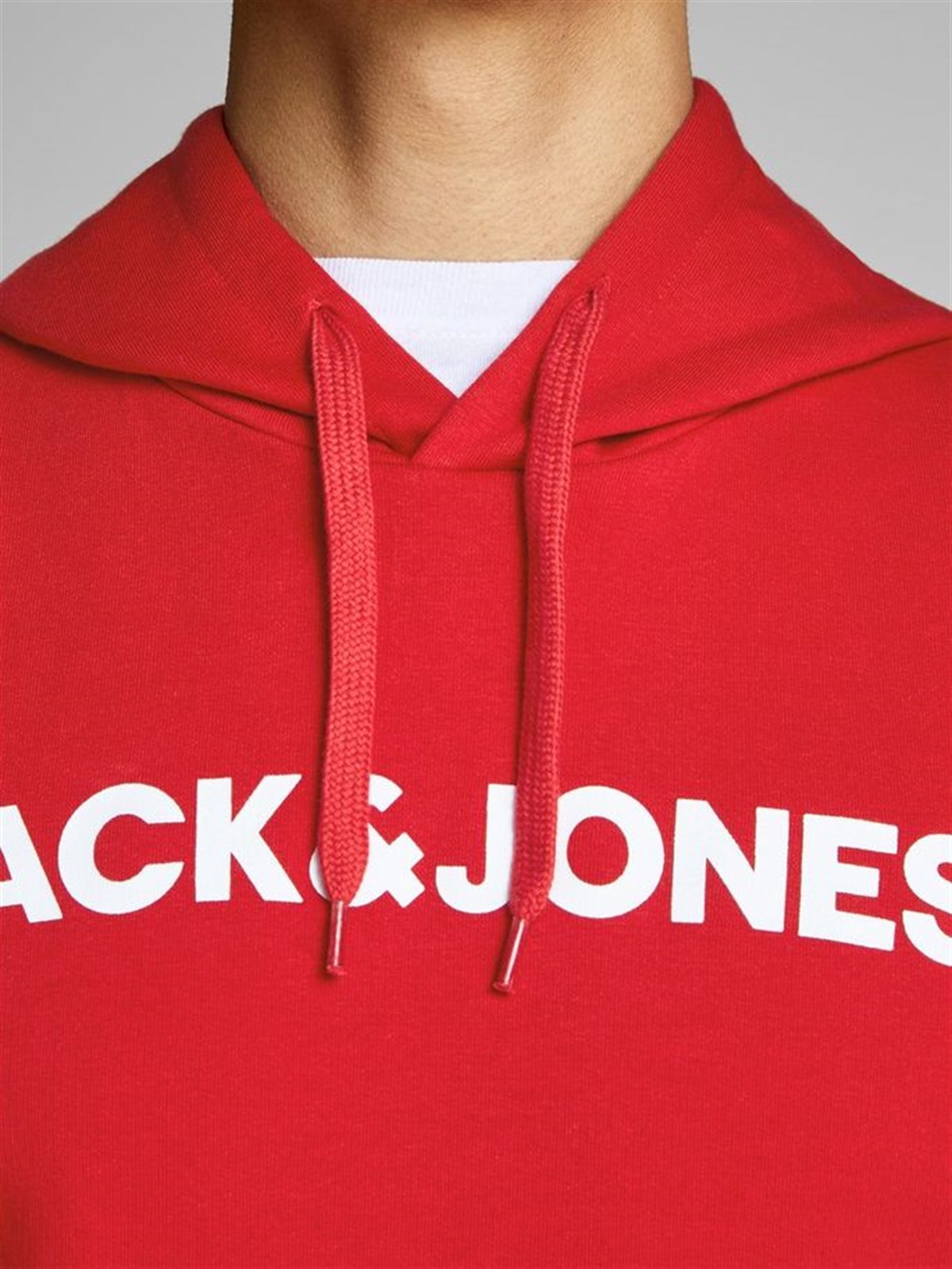 12152840NEBIMV3NEBIMV3|12152840|TangoJACK & JONES JJECORP LOGO SWEAT HOOD NOOS ERKEK SWEATSHIRT-Tango Red