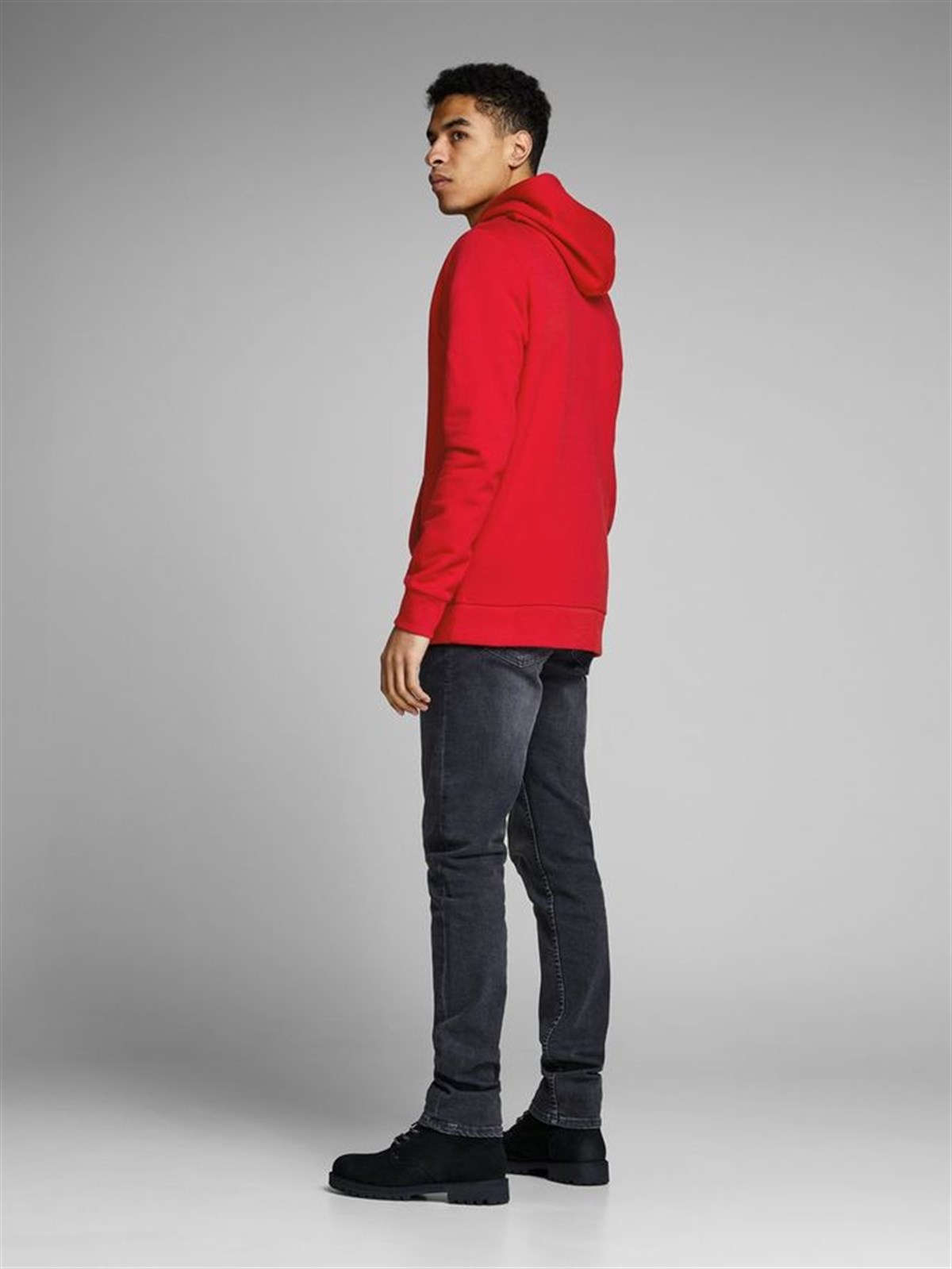 12152840NEBIMV3NEBIMV3|12152840|TangoJACK & JONES JJECORP LOGO SWEAT HOOD NOOS ERKEK SWEATSHIRT-Tango Red