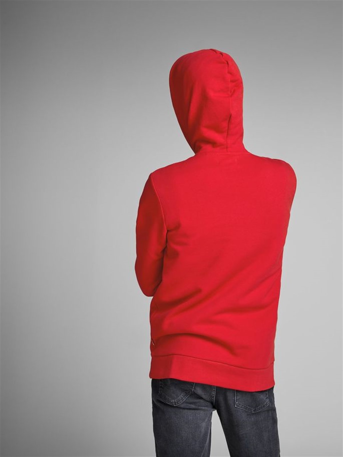 12152840NEBIMV3NEBIMV3|12152840|TangoJACK & JONES JJECORP LOGO SWEAT HOOD NOOS ERKEK SWEATSHIRT-Tango Red