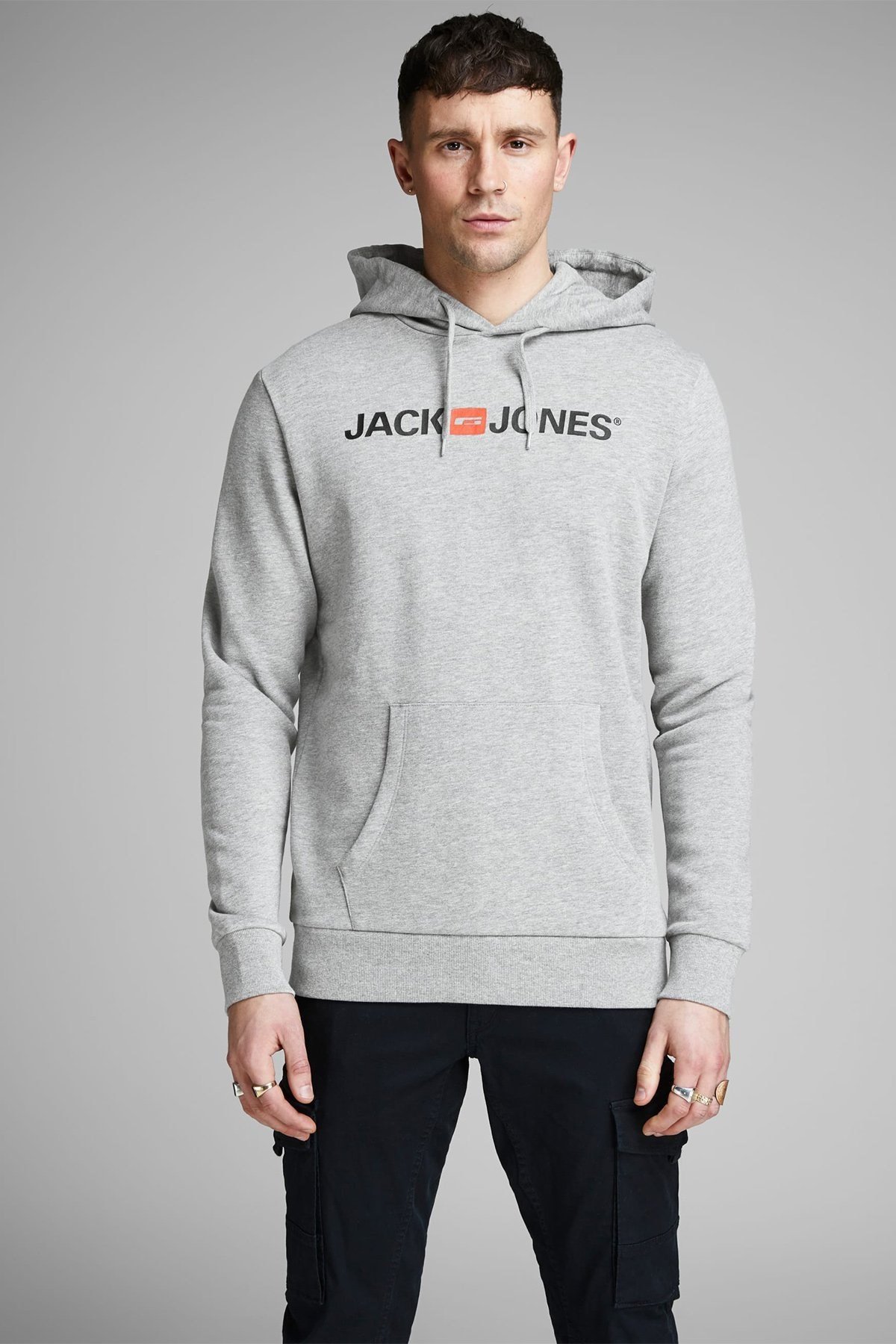 12137054Jack & Jones Jjecorp Old Logo Sweat Hood Noos Erkek Sweatshirt