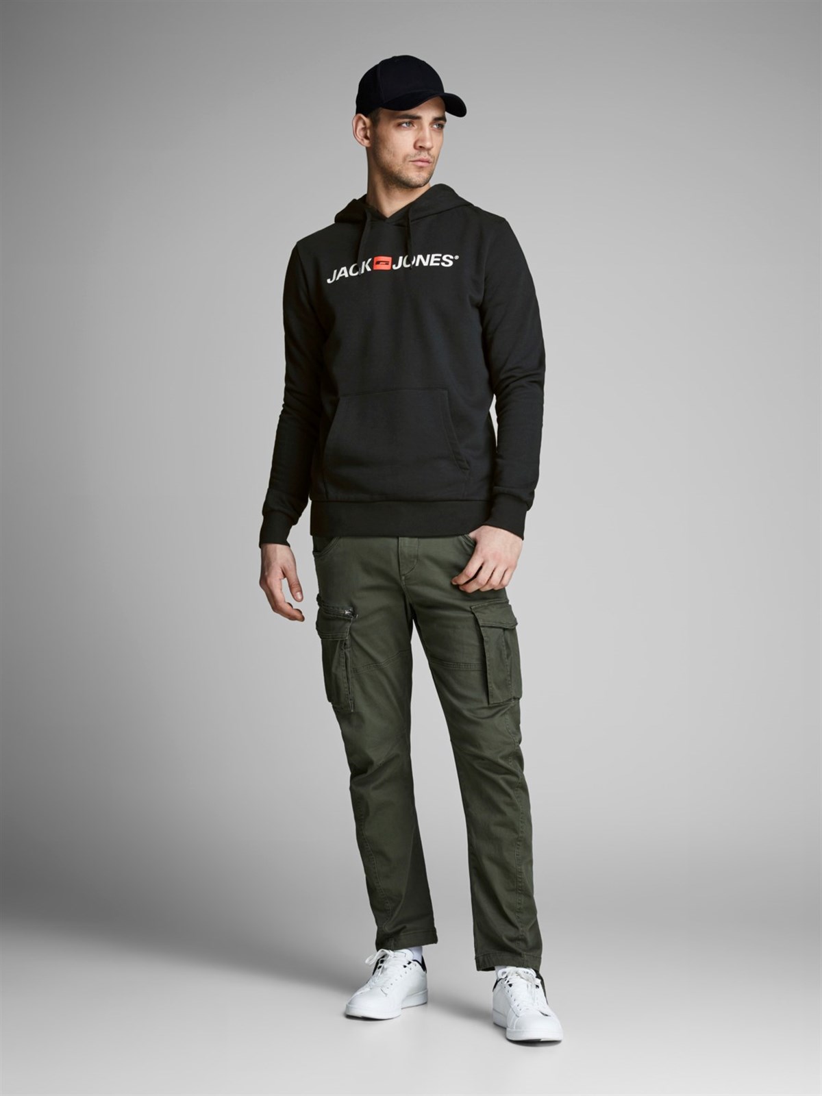 12137054Jack & Jones Jjecorp Old Logo Sweat Hood Noos Erkek Sweatshirt