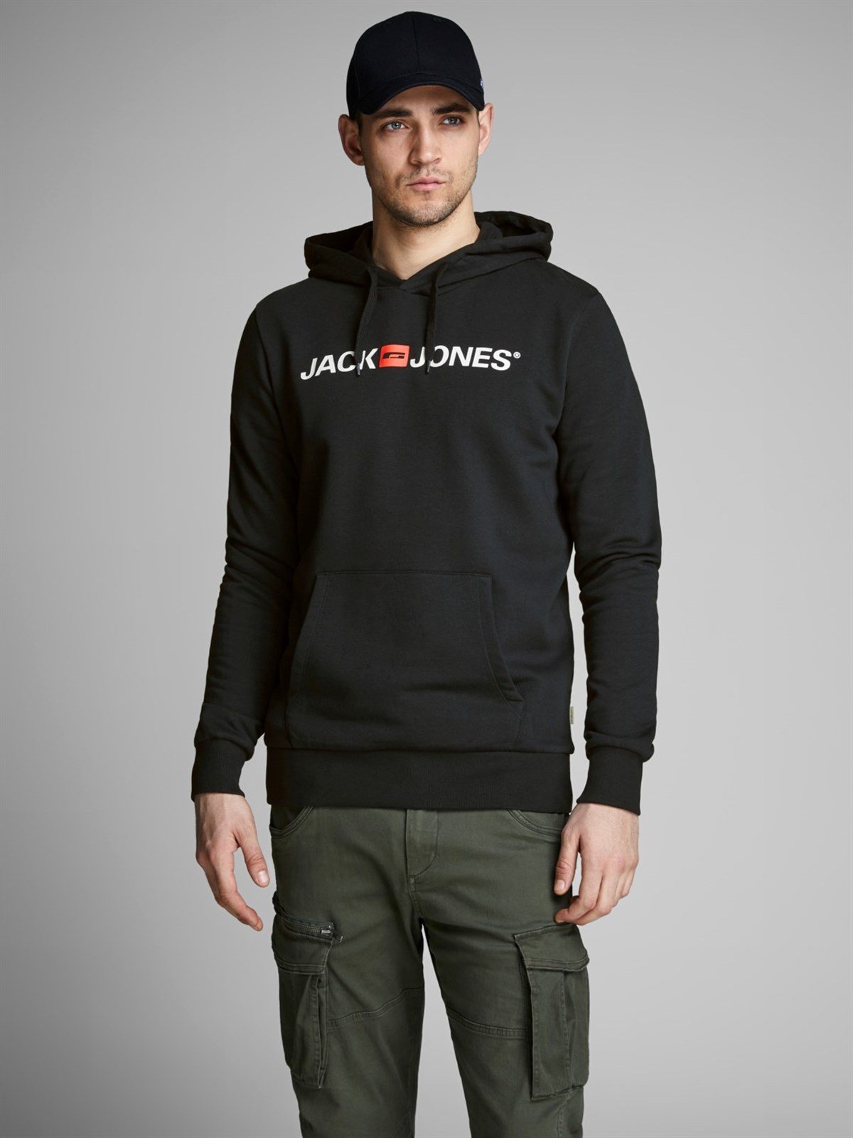 12137054Jack & Jones Jjecorp Old Logo Sweat Hood Noos Erkek Sweatshirt