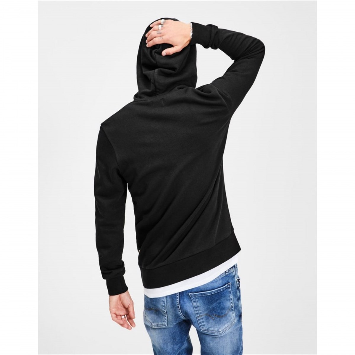 12137054Jack & Jones Jjecorp Old Logo Sweat Hood Noos Erkek Sweatshirt