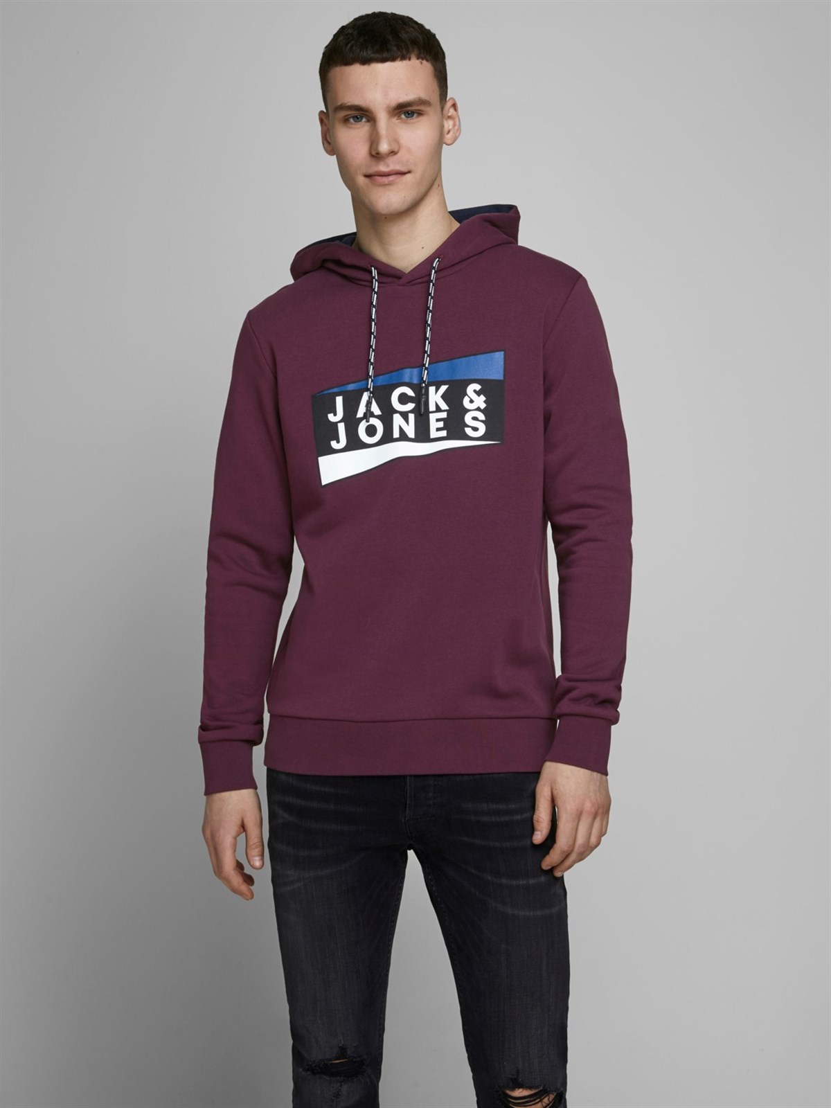 12177950Jack&Jones Jcoanton Hood Noos Erkek Sweatshirt - 12177950