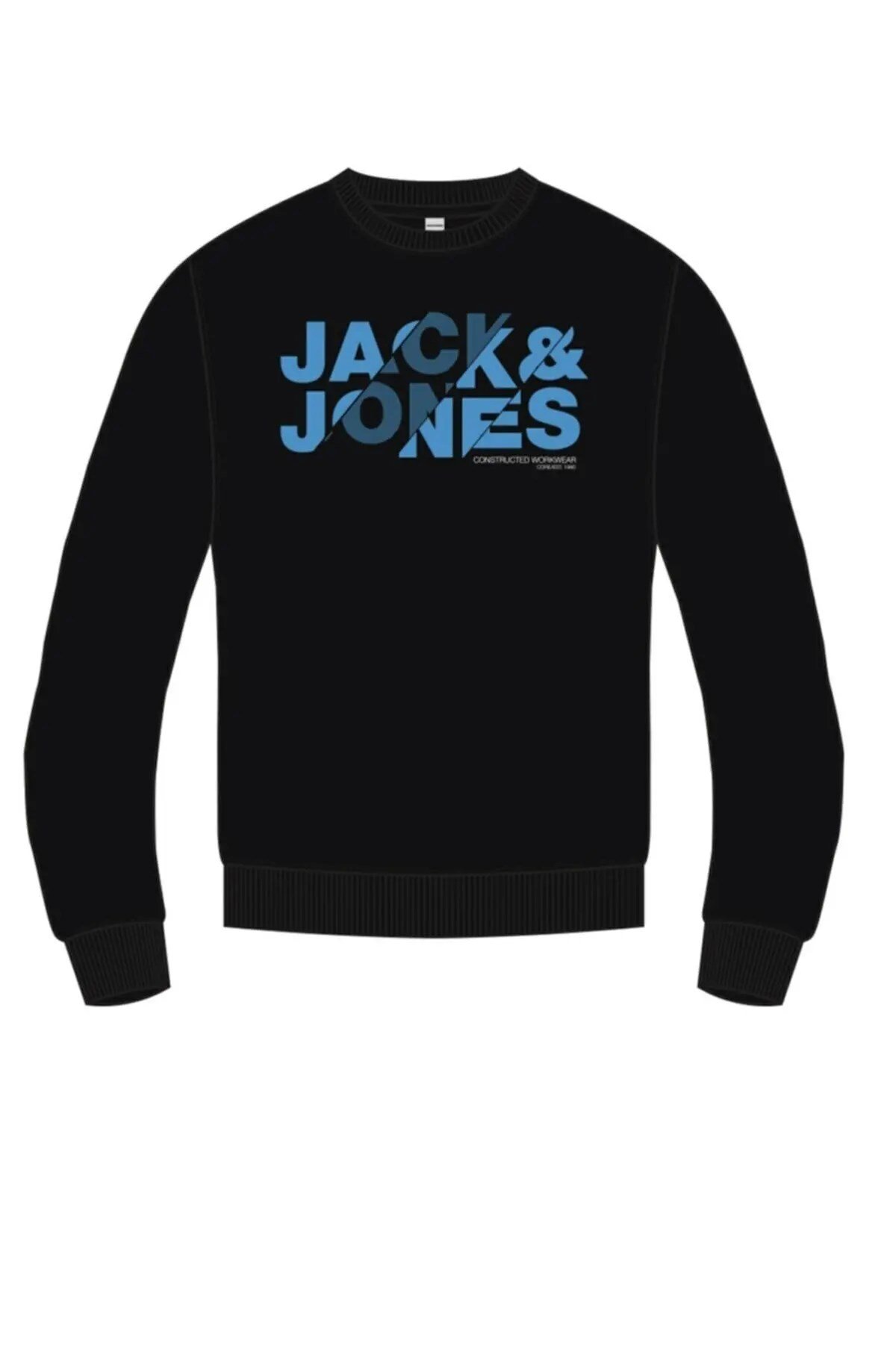 12180202Jack&Jones Jcobla Sweat Crew Neck Erkek Sweatshirt