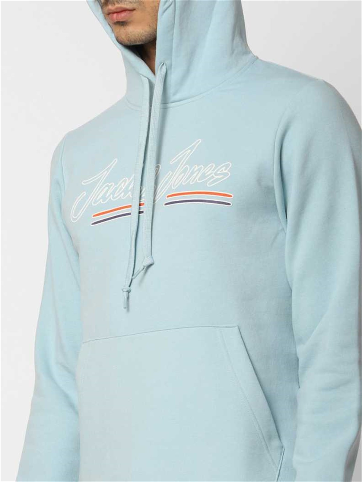 12158105Jack&Jones Jorfranco Sweat Hood Erkek Sweatshirt