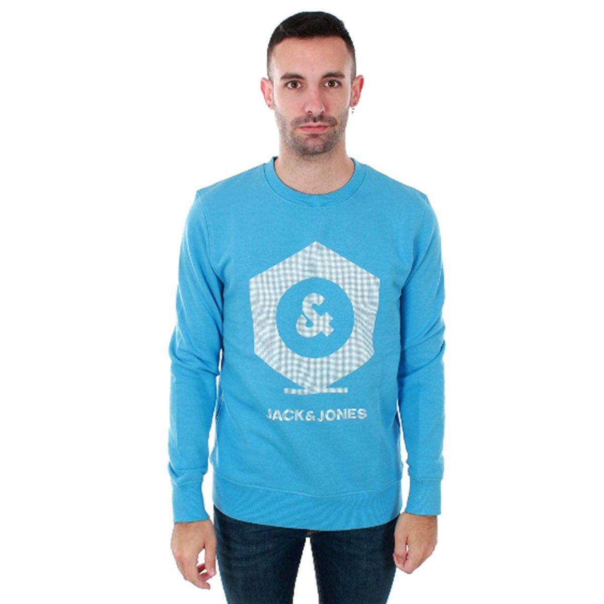 12153067Jack & Jones Jcoclo Tee Ss Crew Neck Erkek Tişört