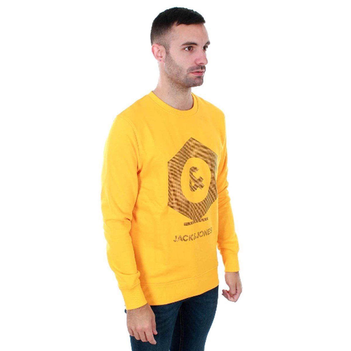 12153067Jack & Jones Jcoclo Tee Ss Crew Neck Erkek Tişört