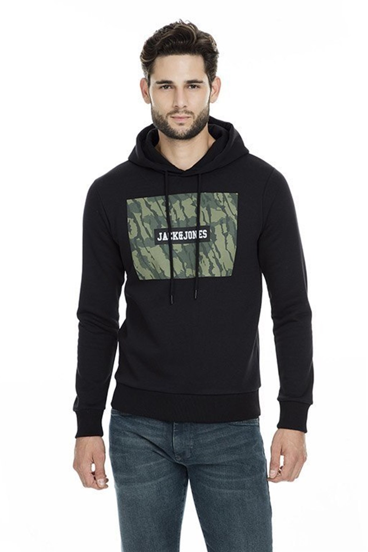 12157830NEBIMV3NEBIMV3|12157830|BlackJACK&JONES CORE JCORAIMI SWEAT HOOD ERKEK SWEATSHIRT-BLACK