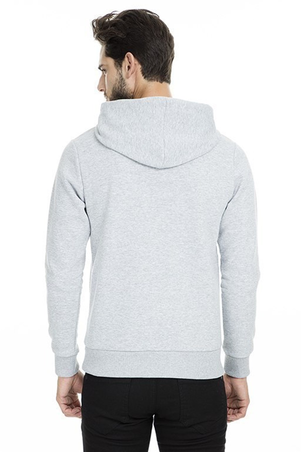 12157830NEBIMV3NEBIMV3|12157830|LightJACK&JONES CORE JCORAIMI SWEAT HOOD ERKEK SWEATSHIRT-Light Grey Melange