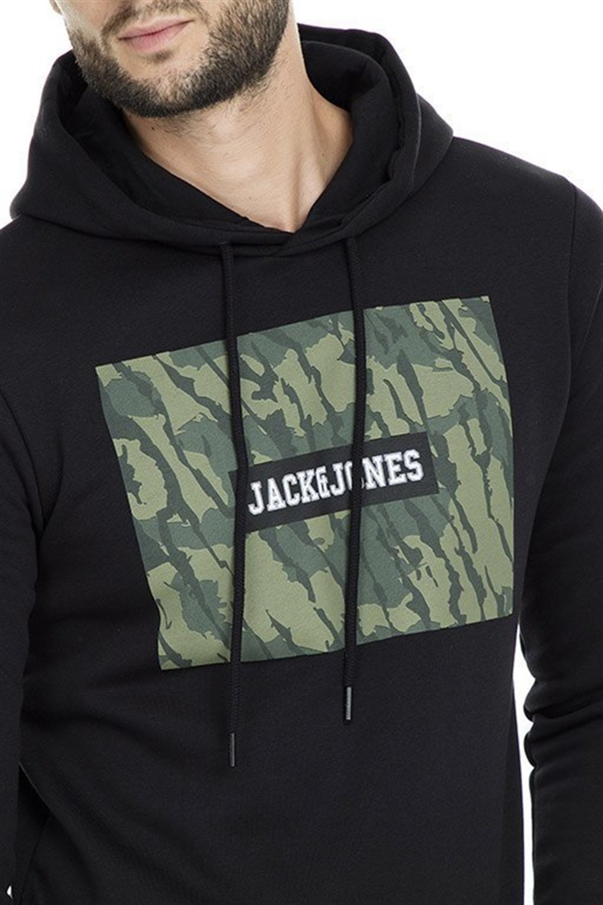12157830NEBIMV3NEBIMV3|12157830|BlackJACK&JONES CORE JCORAIMI SWEAT HOOD ERKEK SWEATSHIRT-BLACK