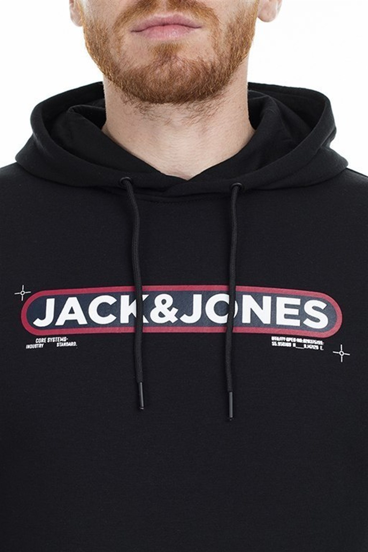 12160898NEBIMV3NEBIMV3|12160898|BlackJACK&JONES JCOBOOSTER SWEAT HOOD OCT 19 ERKEK SWEATSHIRT - 12160898-BLACK