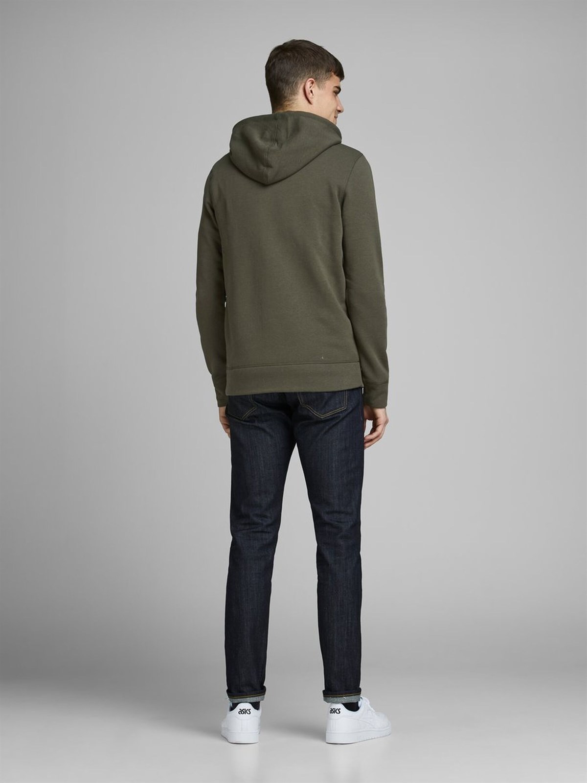 12157721NEBIMV3NEBIMV3|12157721|ForestJACK&JONES JCOMONDO SWEAT HOOD ERKEK SWEATSHIRT-Forest Night