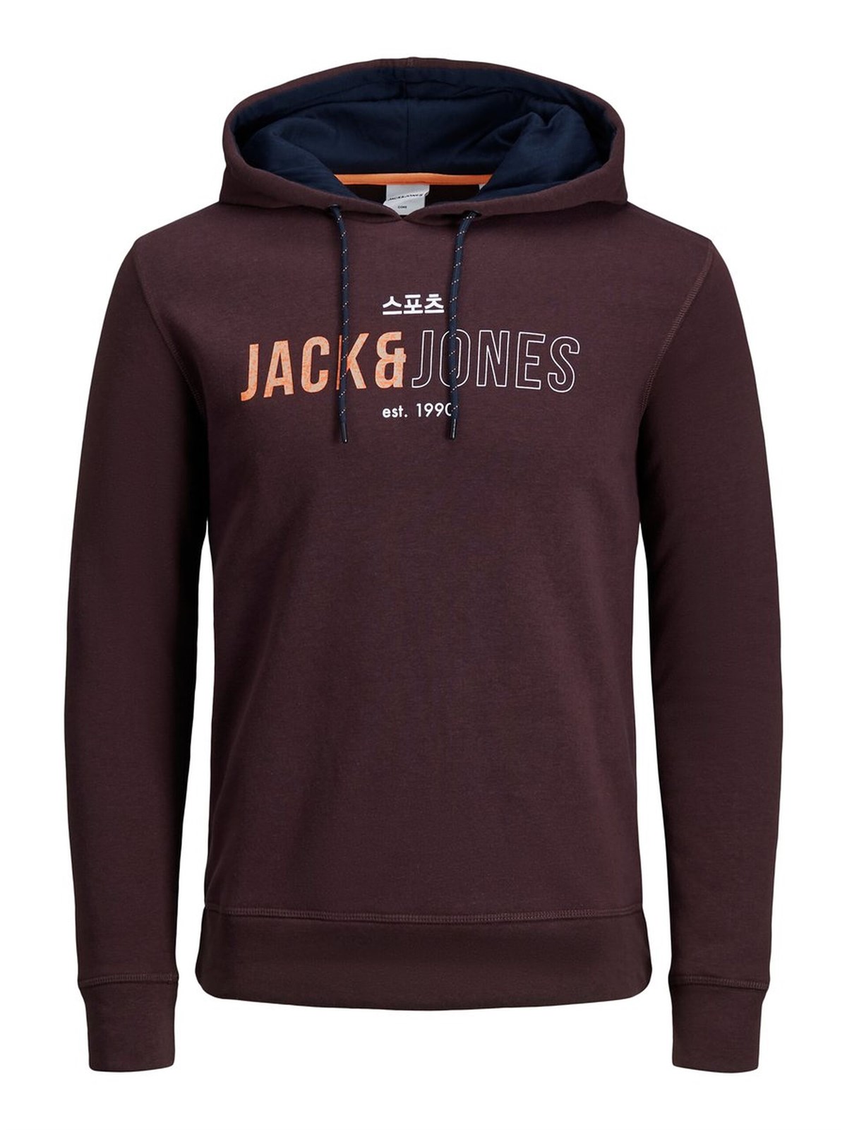 12157721NEBIMV3NEBIMV3|12157721|FudgeJACK&JONES JCOMONDO SWEAT HOOD ERKEK SWEATSHIRT-Fudge