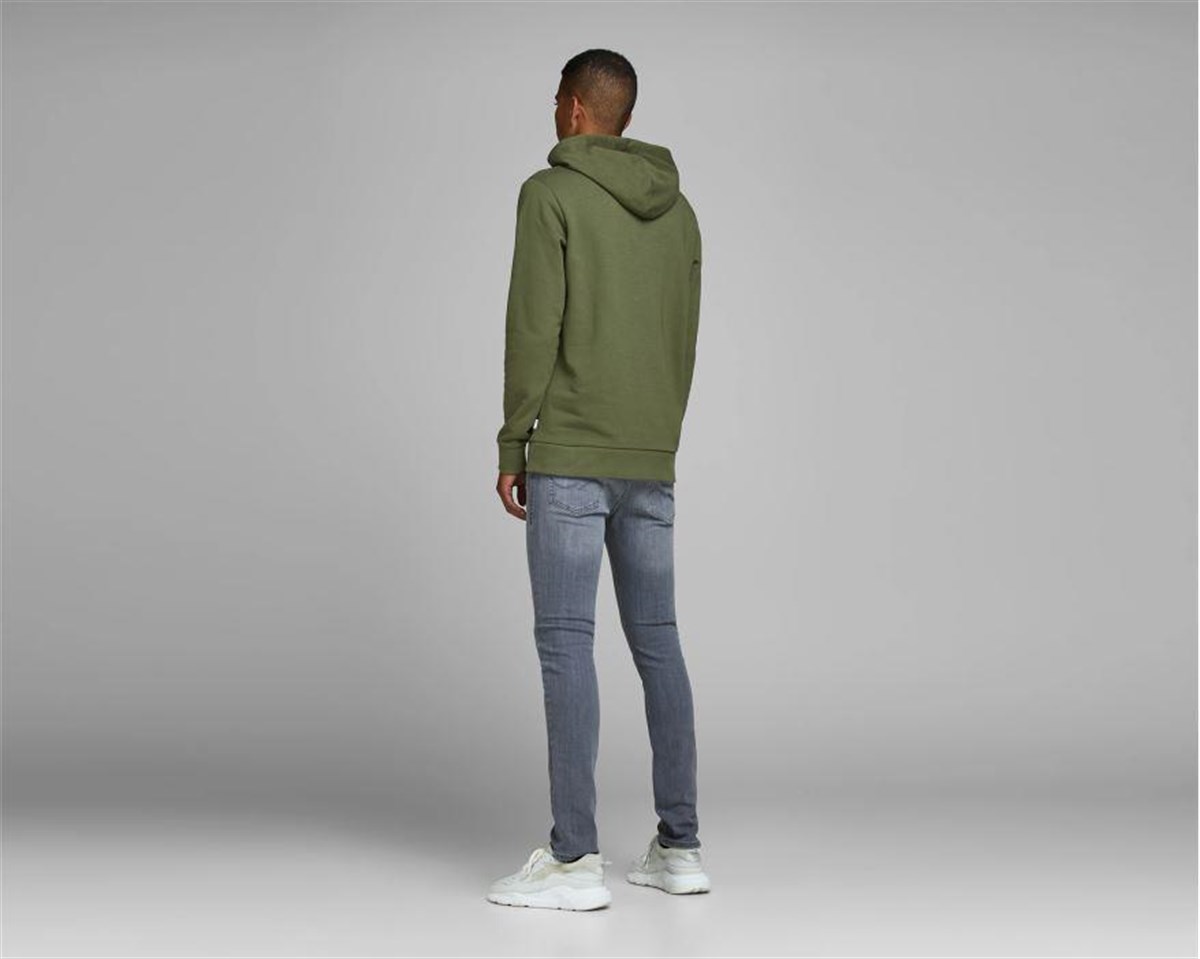 12152840NEBIMV3NEBIMV3|12152840|OliveJACK&JONES JJECORP LOGO SWEAT HOOD NOOS ERKEK SWEATSHIRT-Olive
