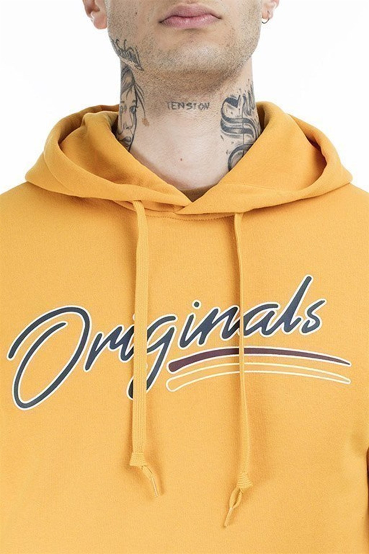12158105Jack&Jones Jorfranco Sweat Hood Erkek Sweatshirt