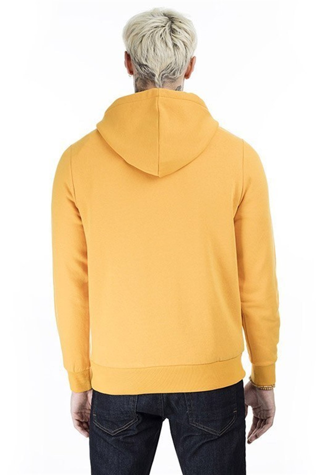 12158105Jack&Jones Jorfranco Sweat Hood Erkek Sweatshirt