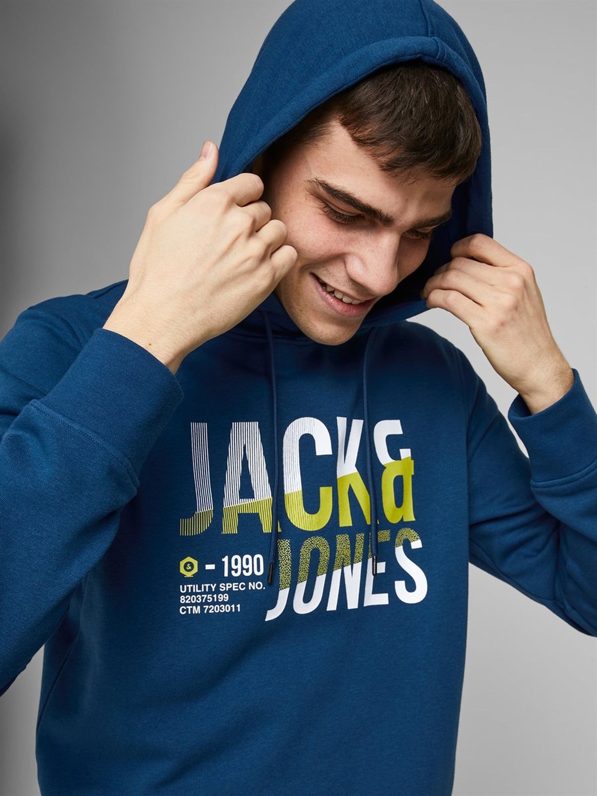 12171656NEBIMV3NEBIMV3|12171656|NPeonyJACK&JONES SWEAT JCOFOKE SWEAT HOOD FST ERKEK SWEATSHIRT-12171656-Navy Peony