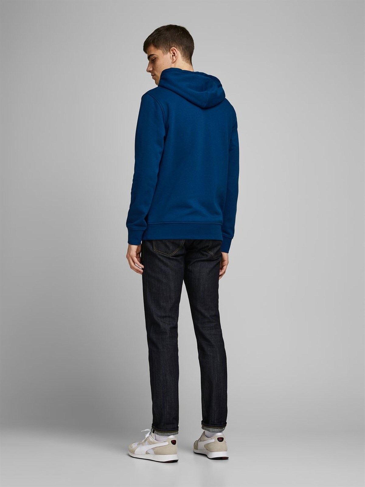 12171656NEBIMV3NEBIMV3|12171656|NPeonyJACK&JONES SWEAT JCOFOKE SWEAT HOOD FST ERKEK SWEATSHIRT-12171656-Navy Peony