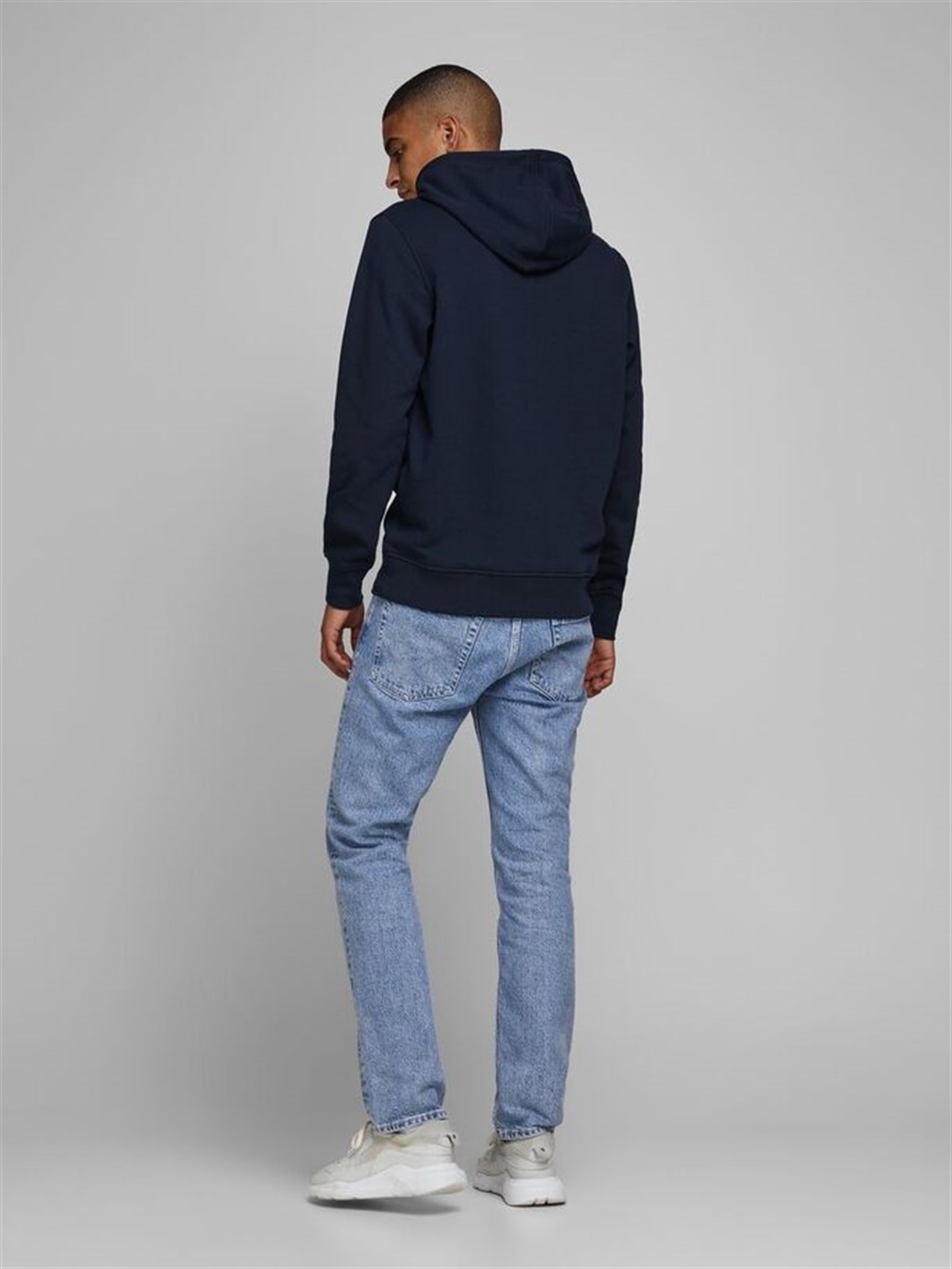 12171656NEBIMV3NEBIMV3|12171656|SCaptainJACK&JONES SWEAT JCOFOKE SWEAT HOOD FST ERKEK SWEATSHIRT-12171656-Sky Captain