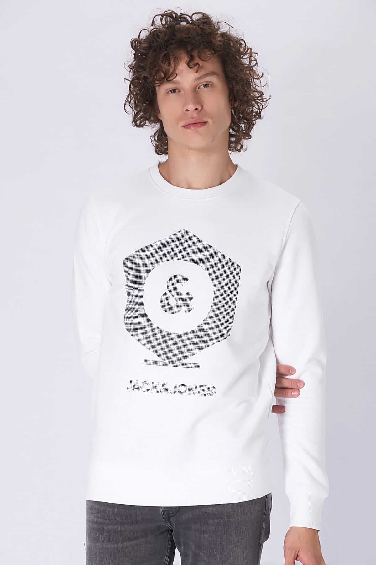 12153067Jack & Jones Jcoclo Tee Ss Crew Neck Erkek Tişört