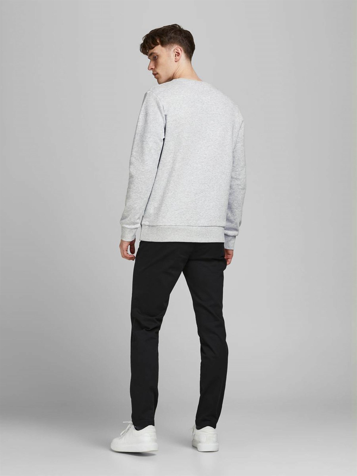 12175205Jack&Jones Jjtonal Logo Sweat Crew Neck-12175205
