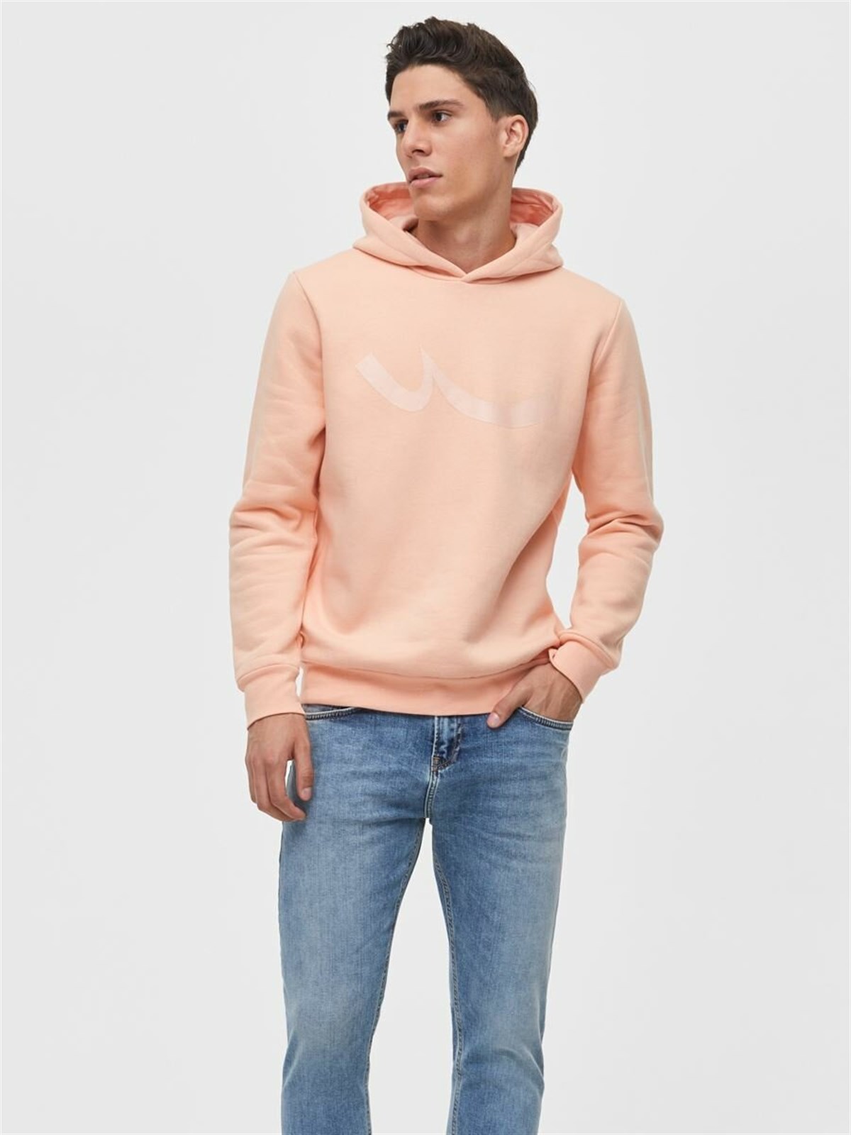 86099Ltb Weyike Erkek Kapüşonlu Sweatshirt