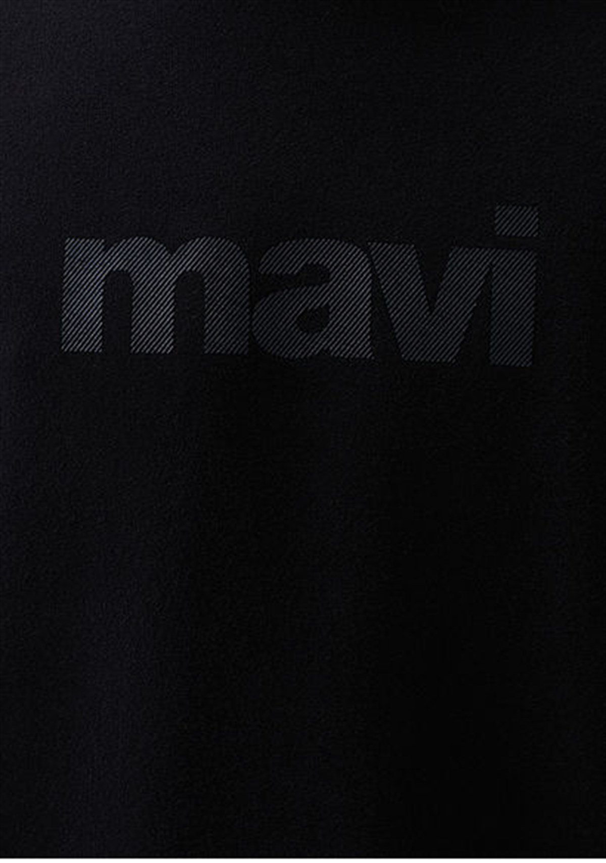 066303-900Mavi Baskılı Siyah Erkek Sweatshirt