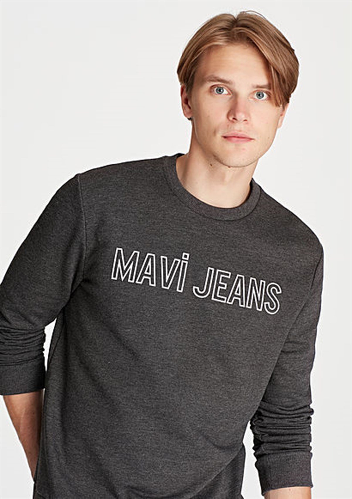 065752-29822MAVİ BASKILI SWEATSHIRT antrasit melanj