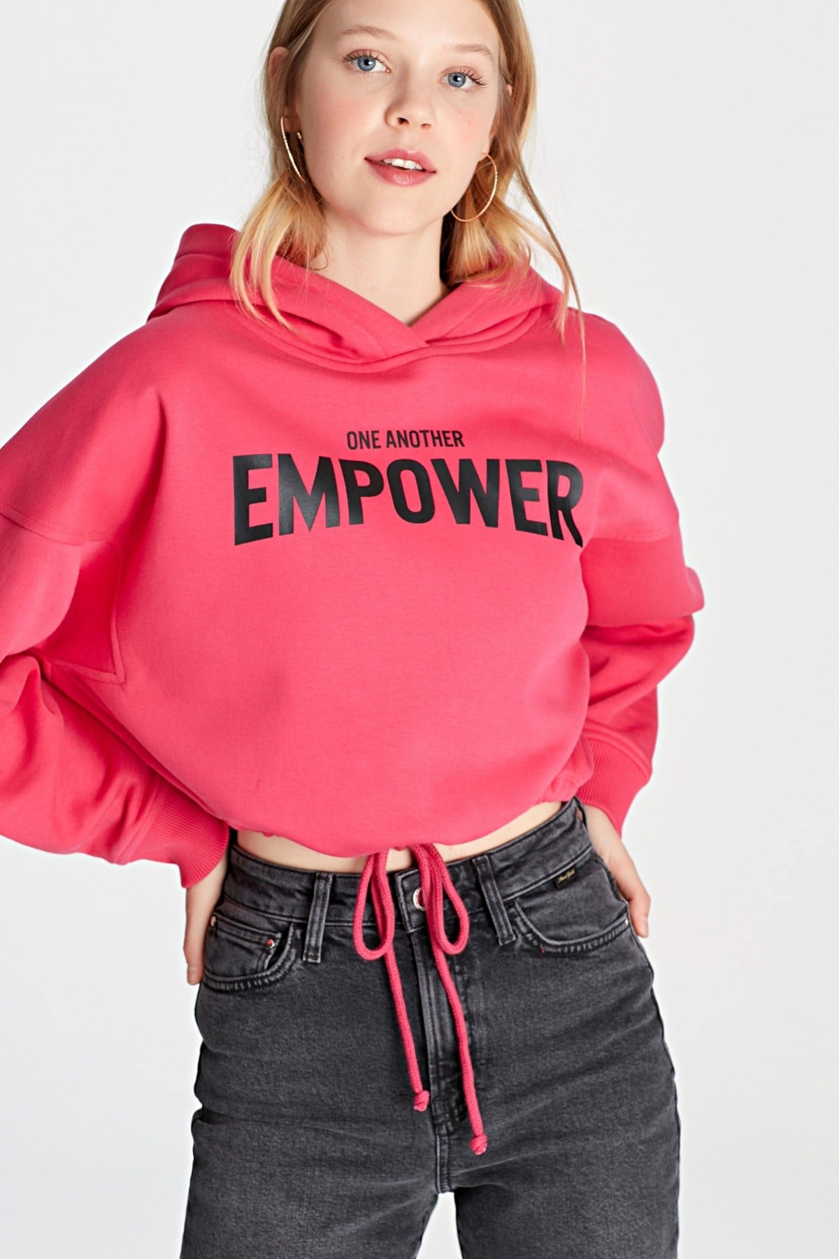 168332-30379NEBIMV3NEBIMV3|168332-30379|STDMAVİ EMPOWER SWEATSHIRT şeker pembe-STD