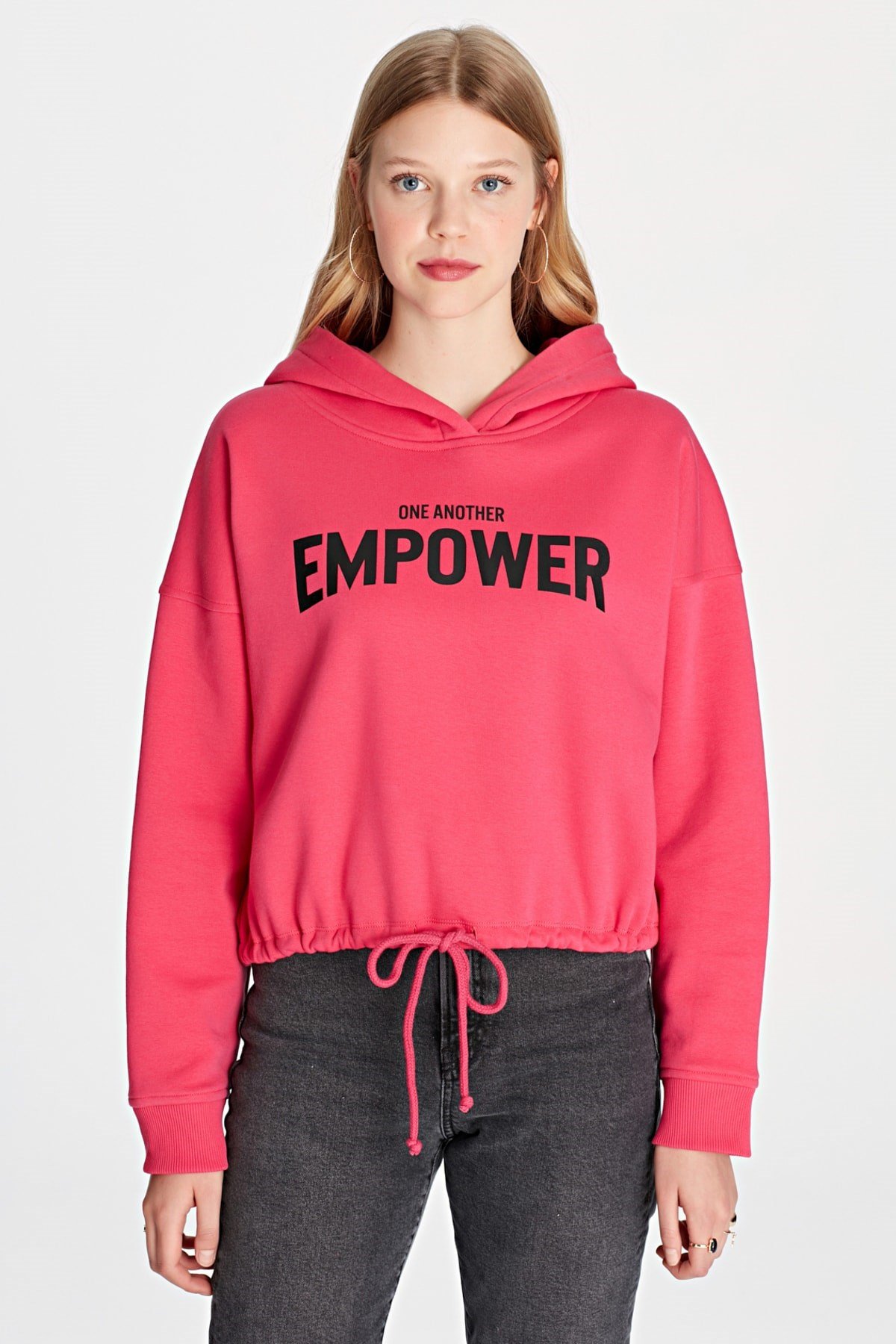 168332-30379NEBIMV3NEBIMV3|168332-30379|STDMAVİ EMPOWER SWEATSHIRT şeker pembe-STD