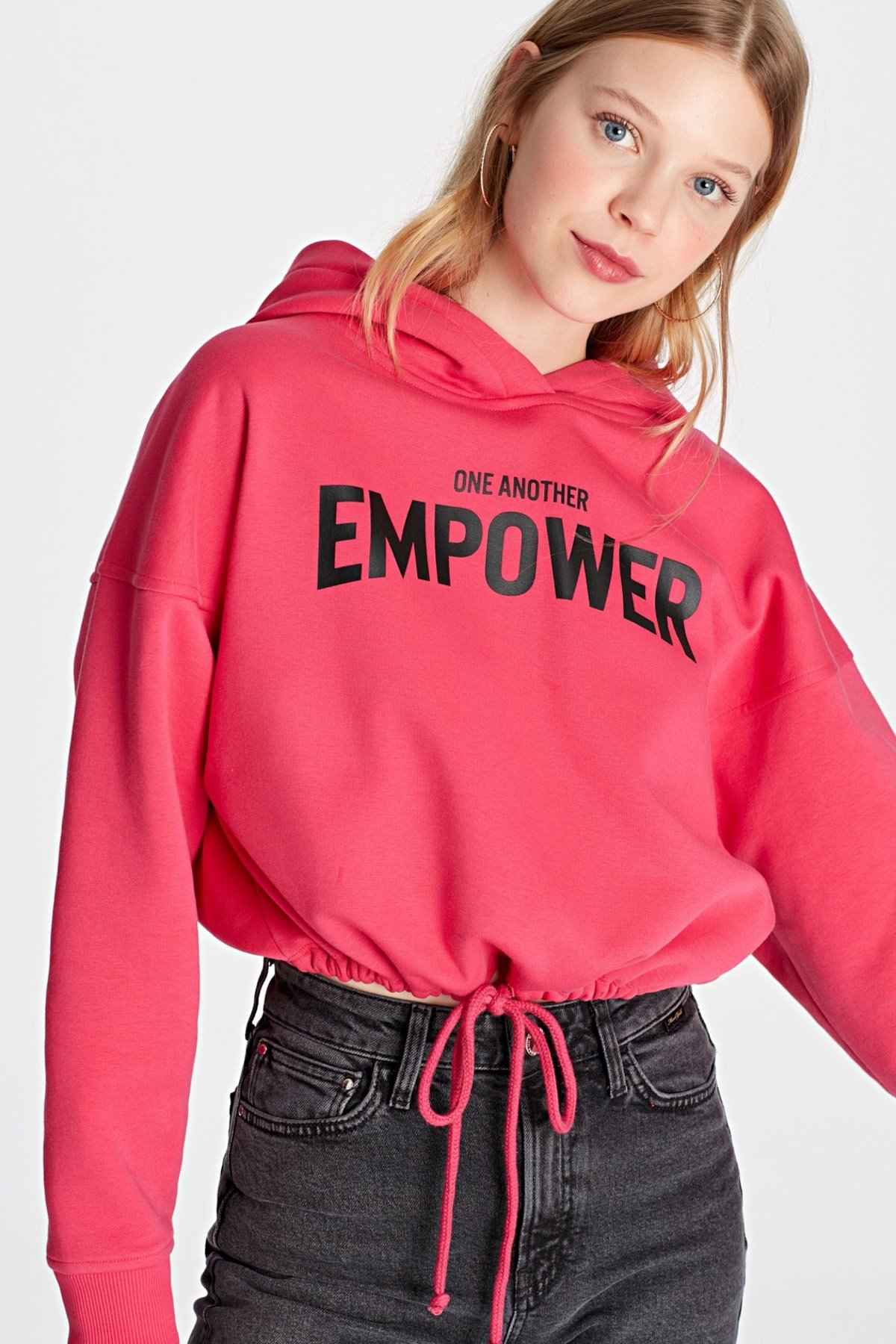 168332-30379NEBIMV3NEBIMV3|168332-30379|STDMAVİ EMPOWER SWEATSHIRT şeker pembe-STD