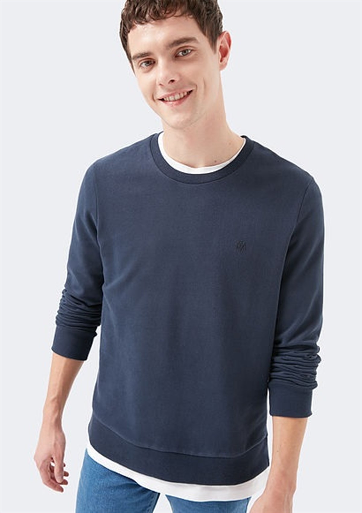 065751-29743Mavi Erkek Sweatshirt Gece Lacivert