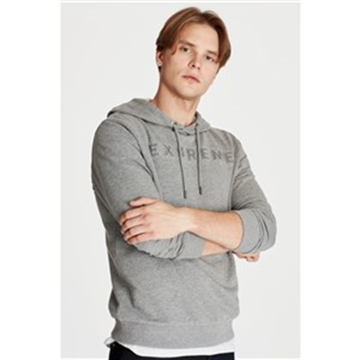 065803-29816Mavi Extreme Sweatshirt Gri Melanj