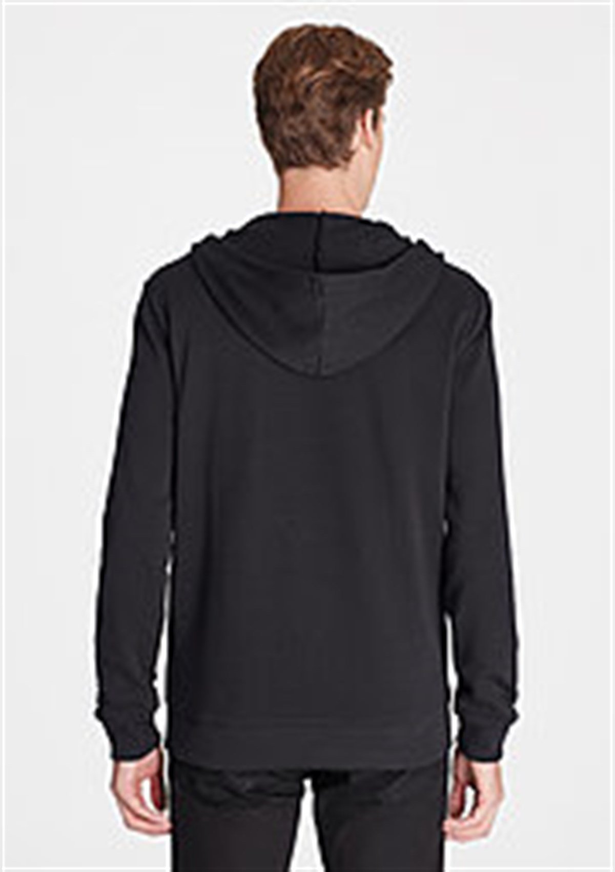 065582-900Mavi Fermuarlı Sweatshirt Siyah