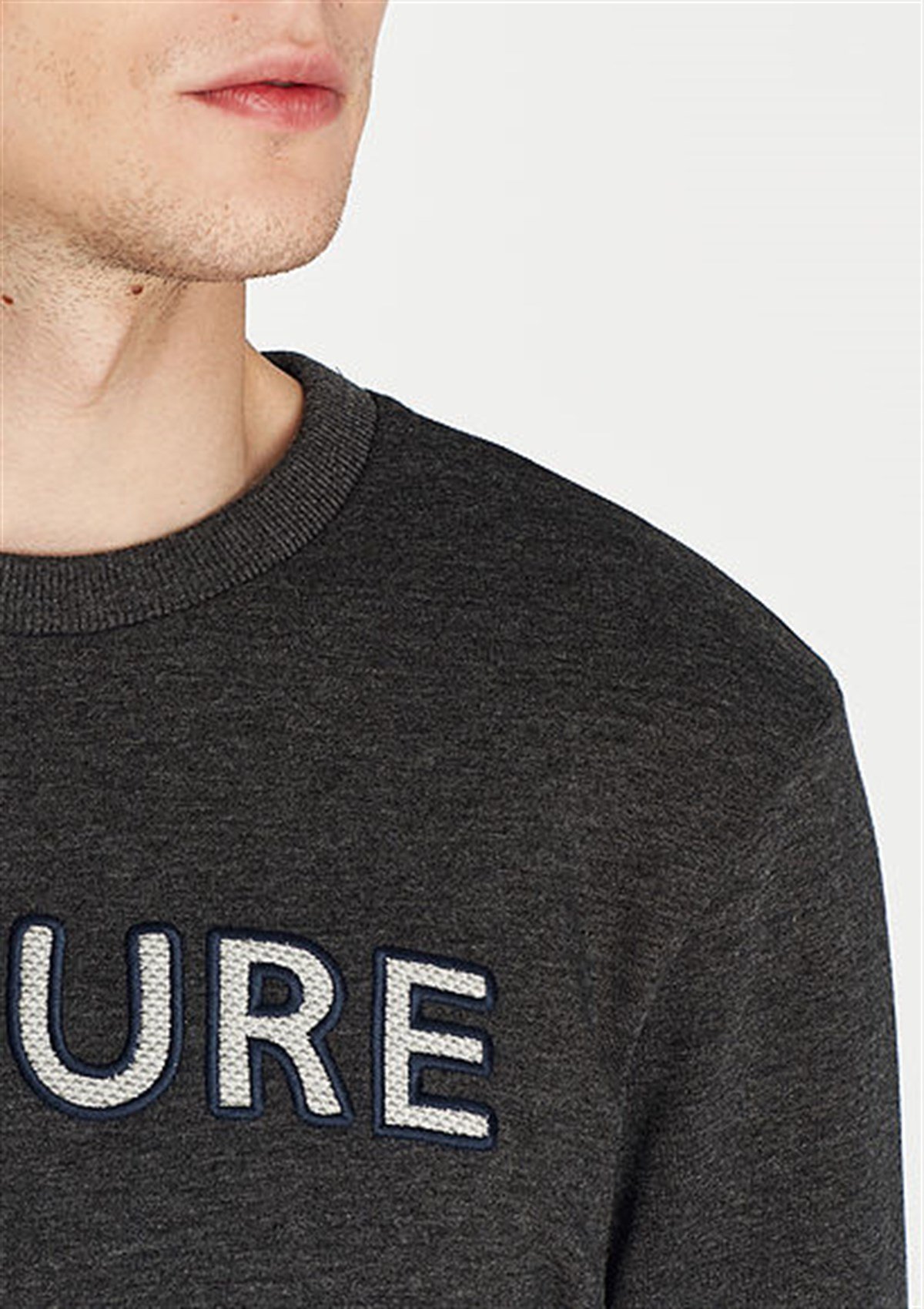 065800-29758Mavi Future Sweatshirt Koyu Gri Melanj
