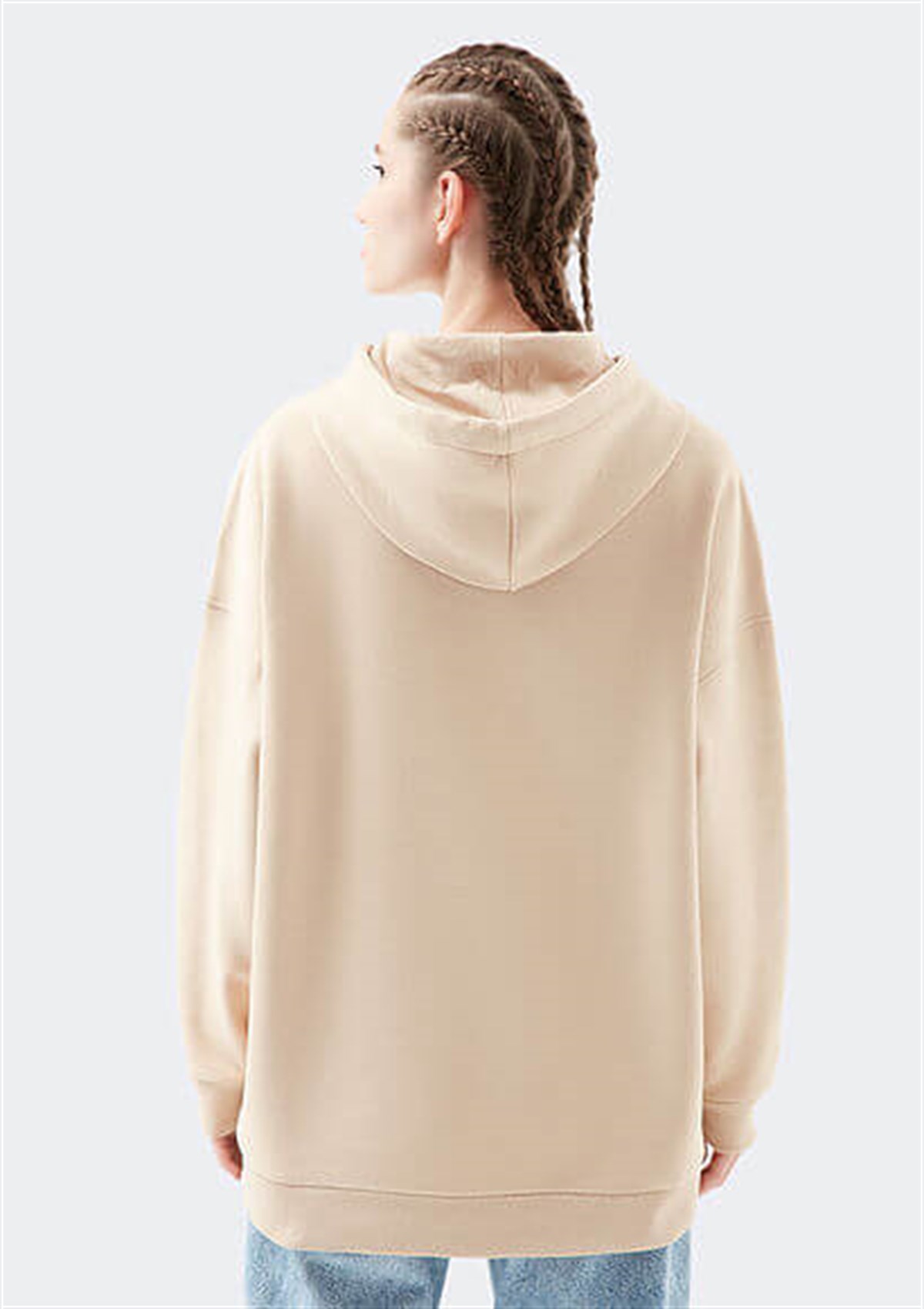 1600369-32978Mavi Kadın Sweatshirt Koyu Krem