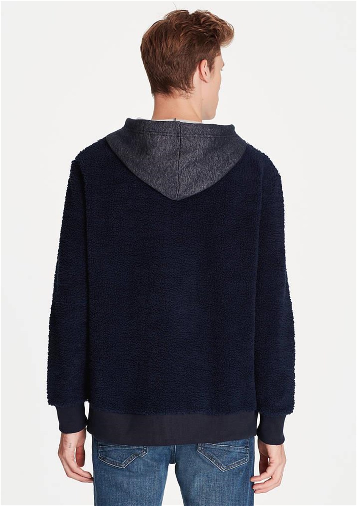 065814-29743NEBIMV3NEBIMV3|065814-29743|STDMAVİ KAPİŞONLU SWEATSHIRT gece lacivert-STD