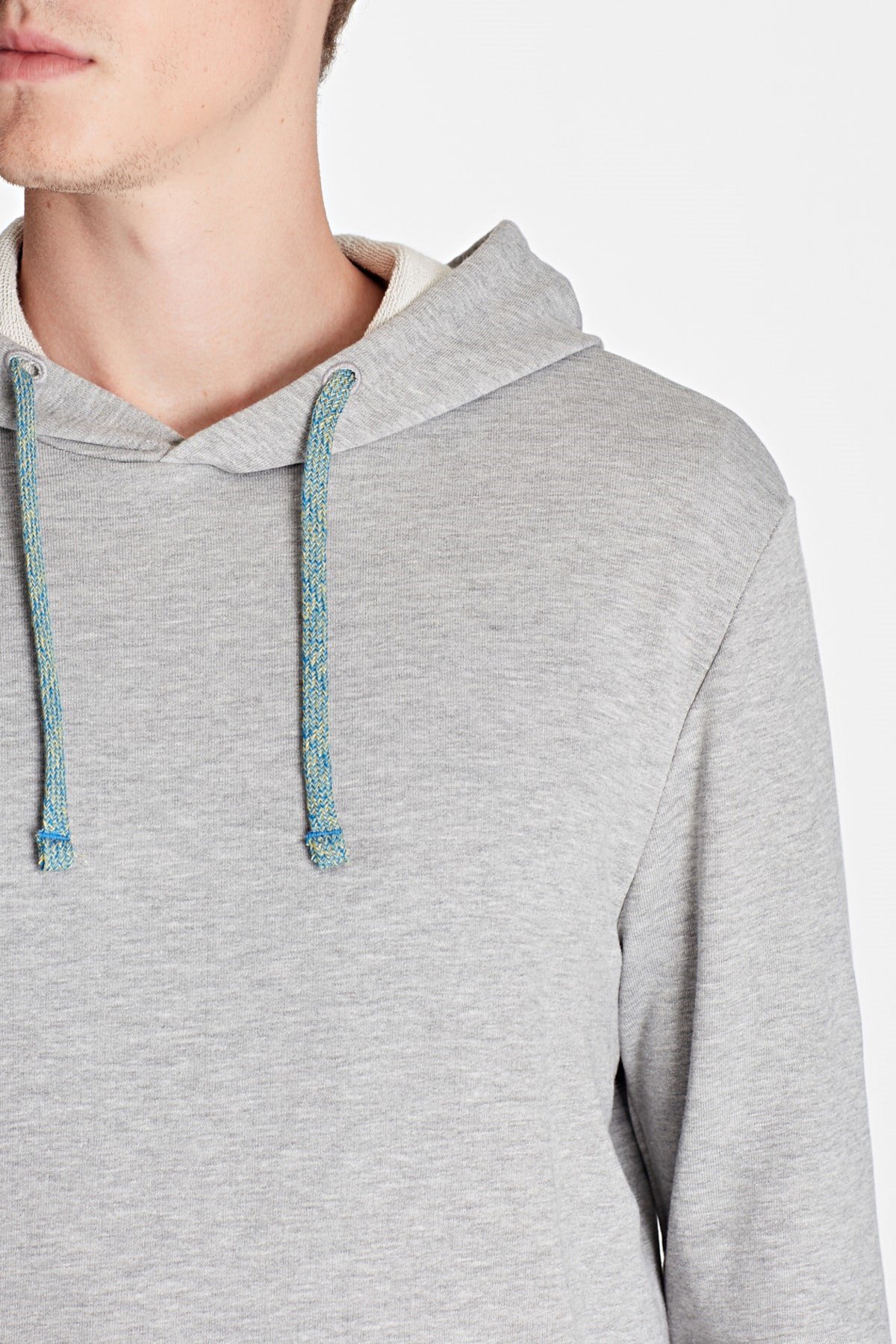 065705-29816NEBIMV3NEBIMV3|065705-29816|STDMAVİ KAPİŞONLU SWEATSHIRT gri melanj-STD