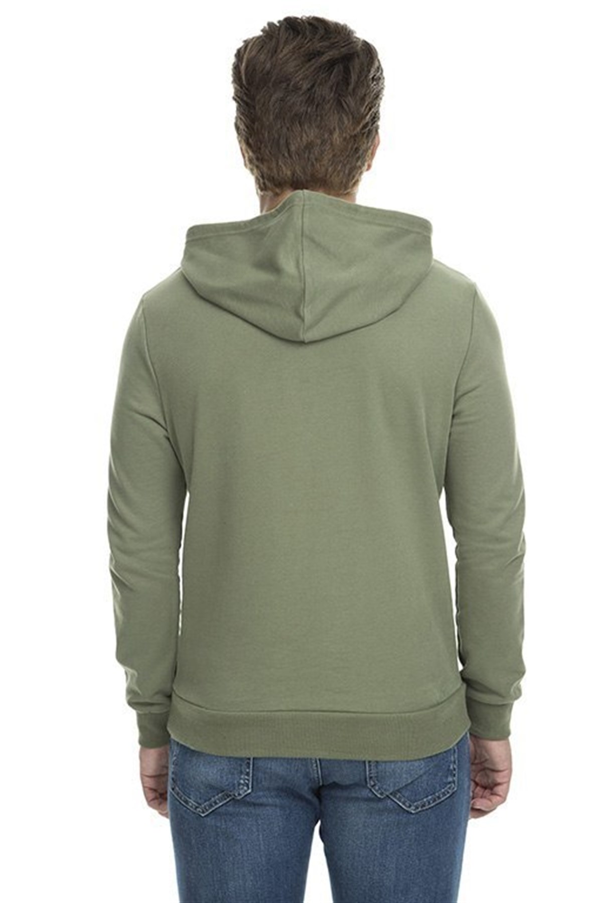 065779-28524NEBIMV3NEBIMV3|065779-28524|R000MAVİ KAPÜŞONLU SWEATSHIRT yeşil-STD