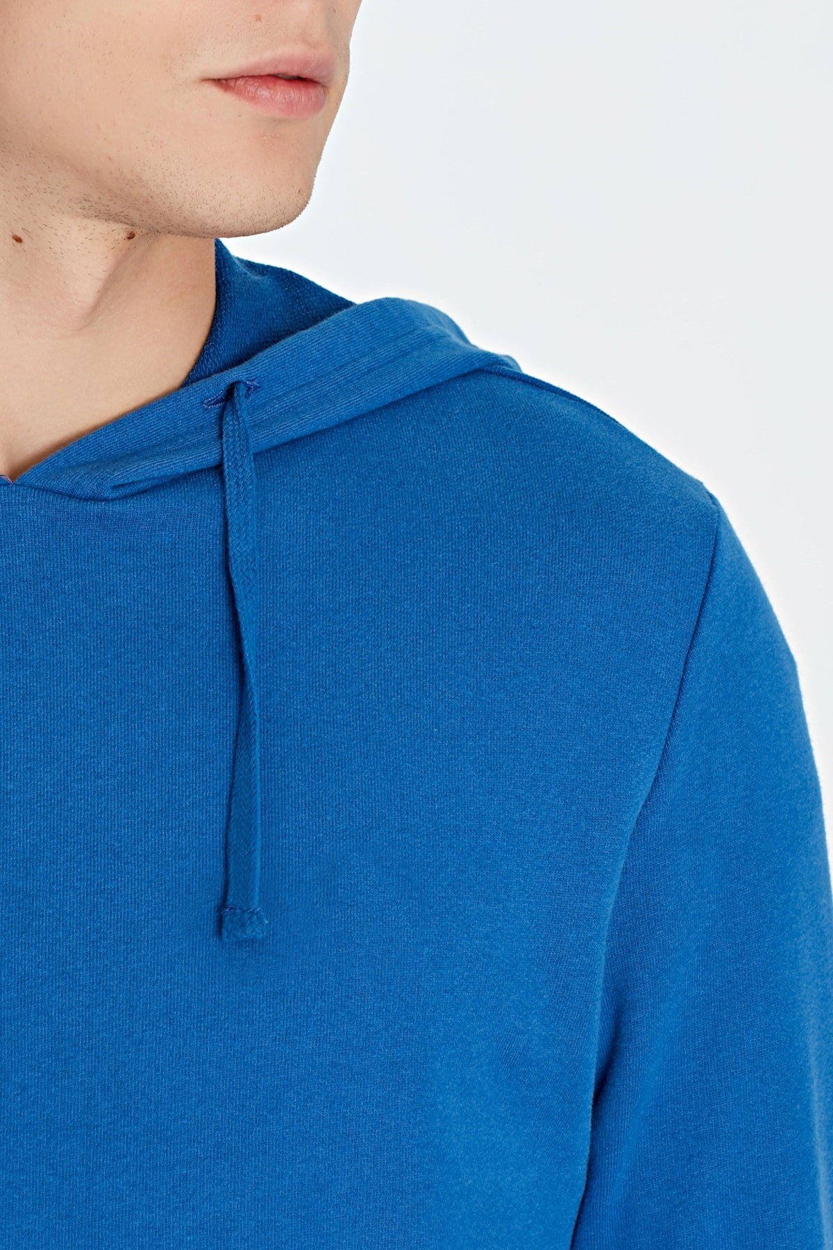 065779-29835NEBIMV3NEBIMV3|065779-29835|R000MAVİ KAPÜŞONLU SWEATSHIRT saks mavi-STD