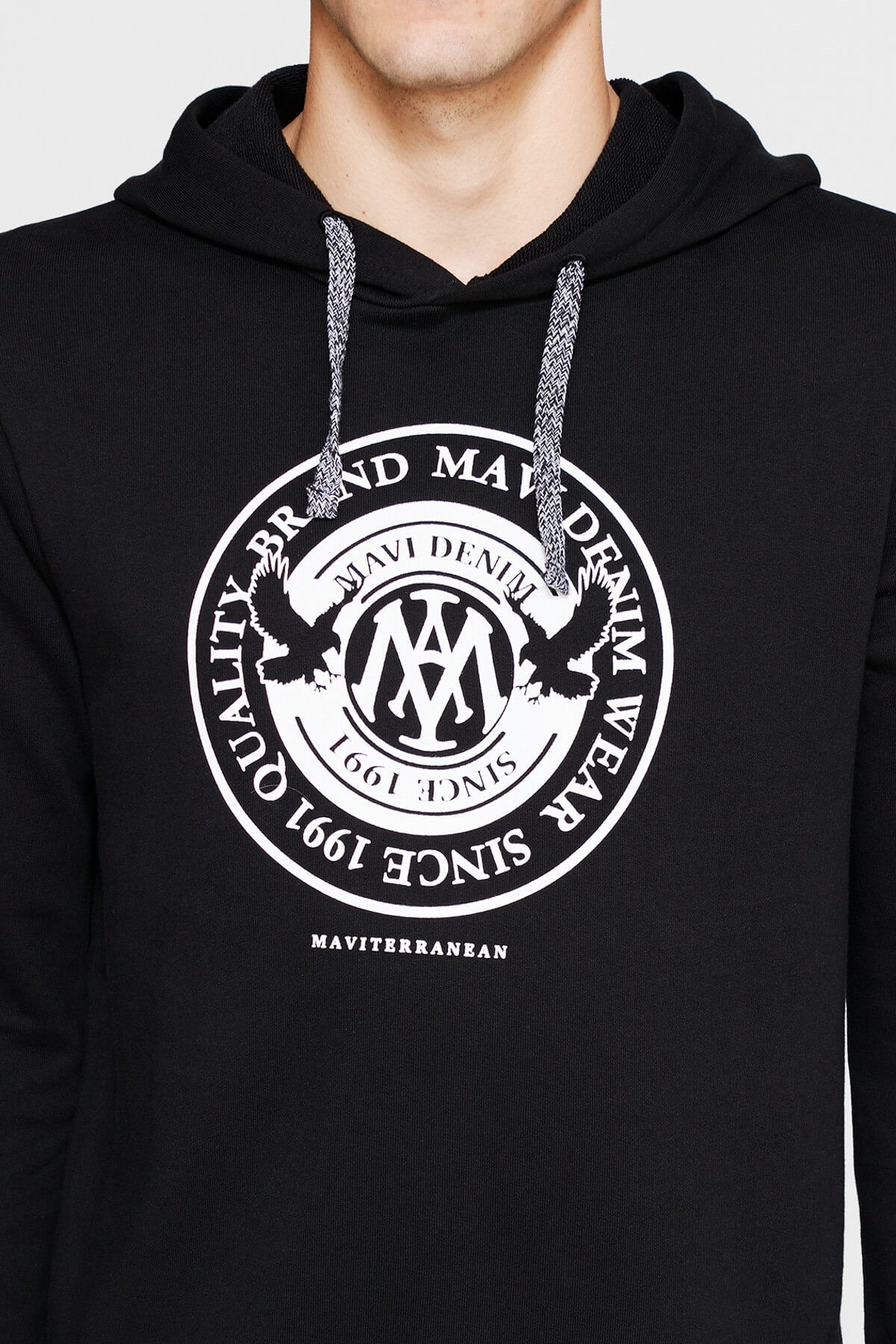 065169-900NEBIMV3NEBIMV3|065169-900|STDMAVİ MAVİ BASKILI SWEATSHIRT siyah ERKEK SWEATSHIRT 065169-900-STD
